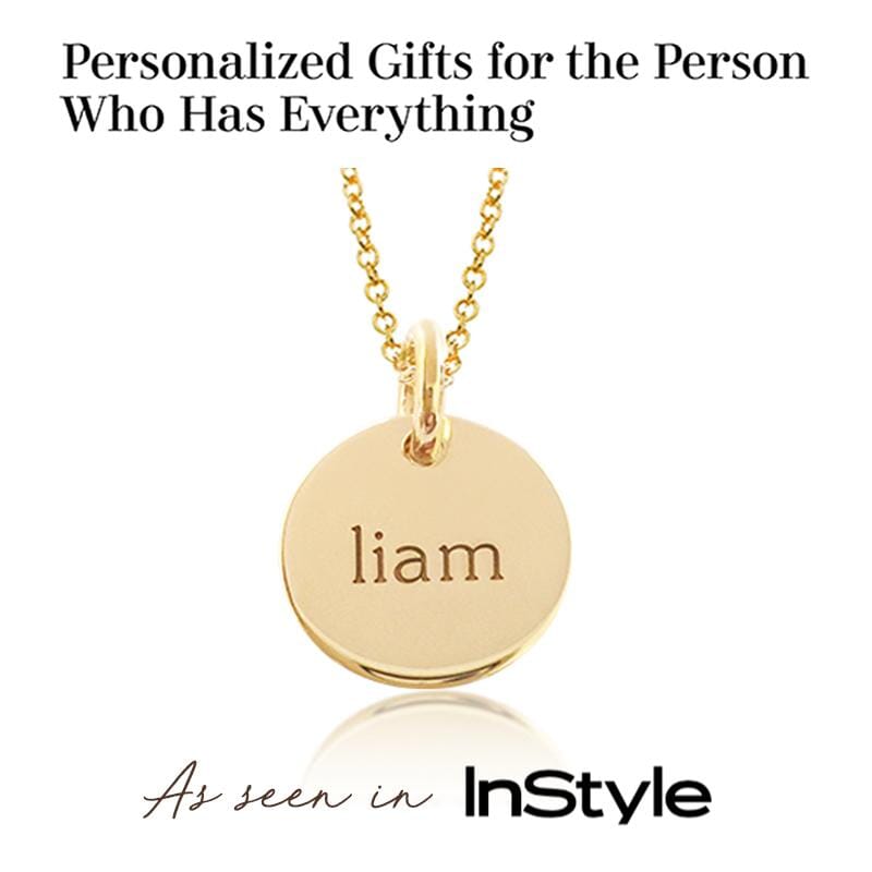 Circle Tag Necklace - TT