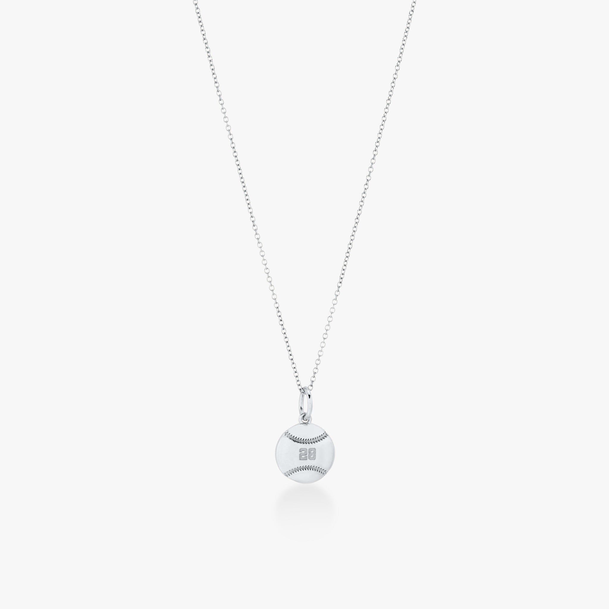 Baseball Charm Necklace