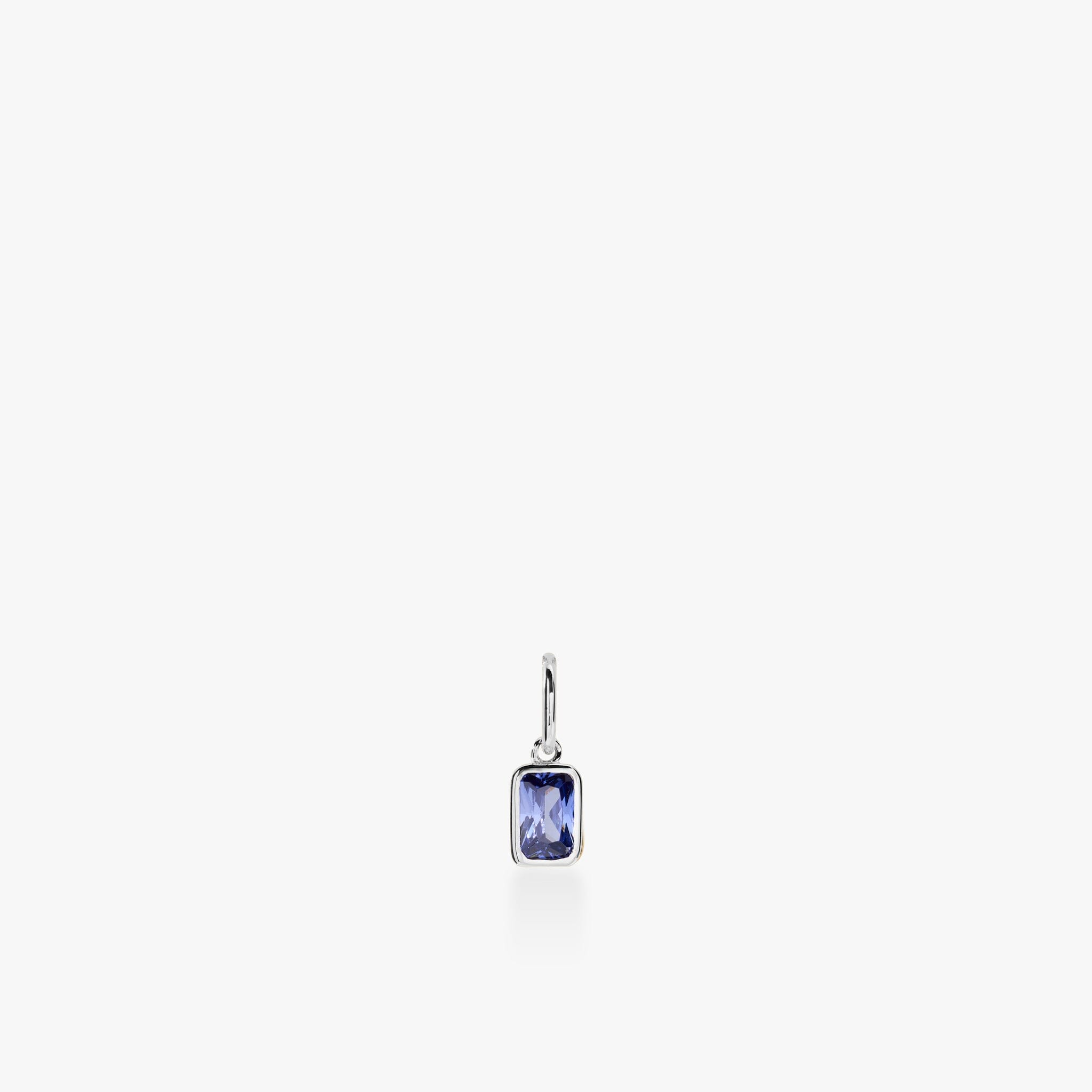 Baguette Birthstone Charm