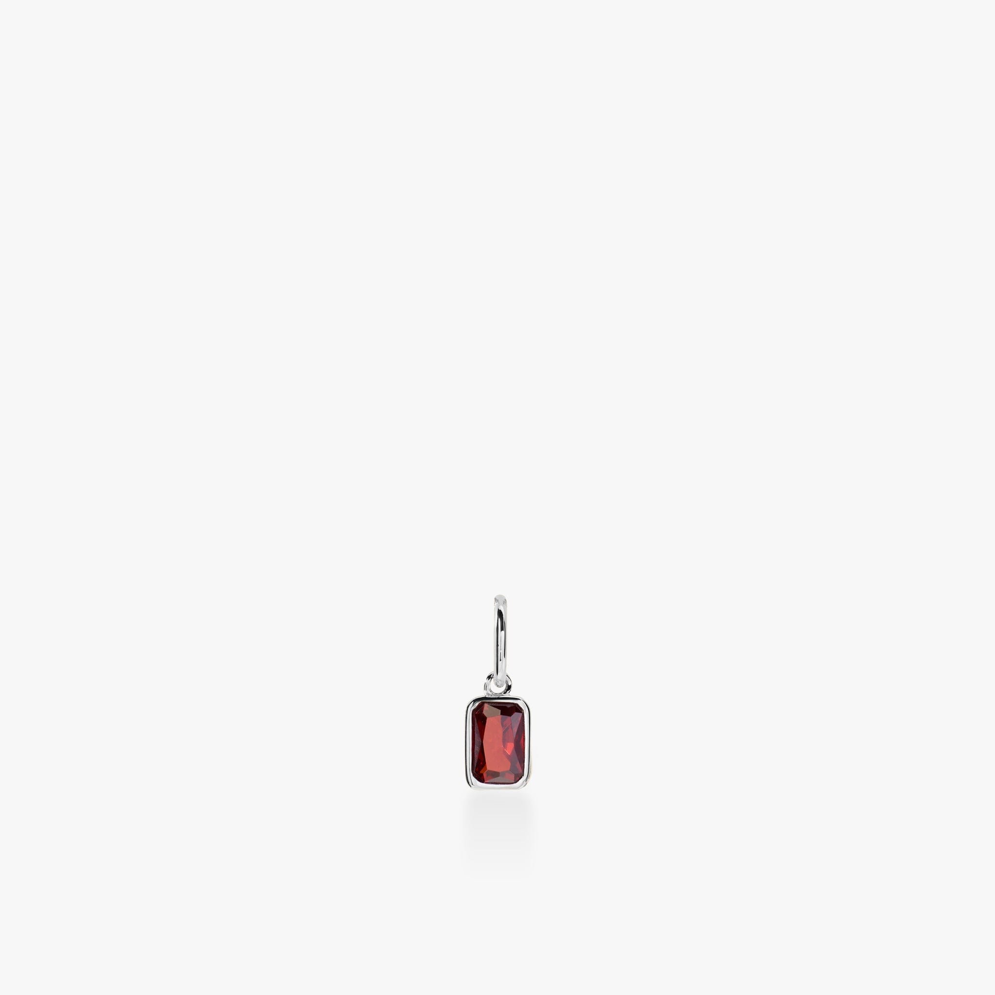Baguette Birthstone Charm