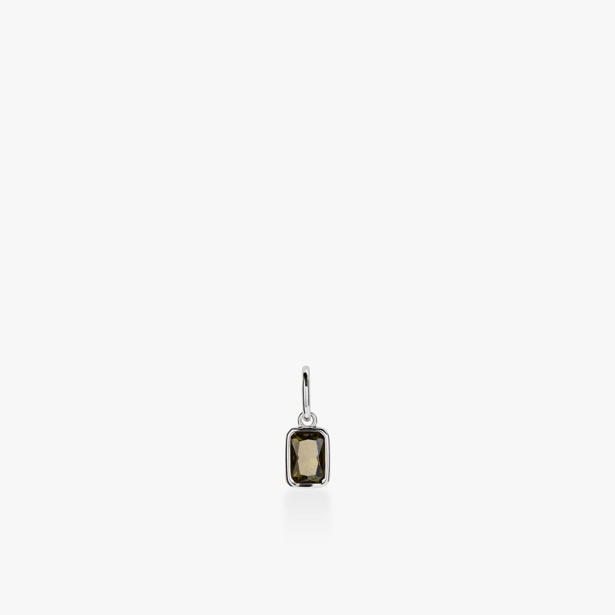 Baguette Birthstone Charm