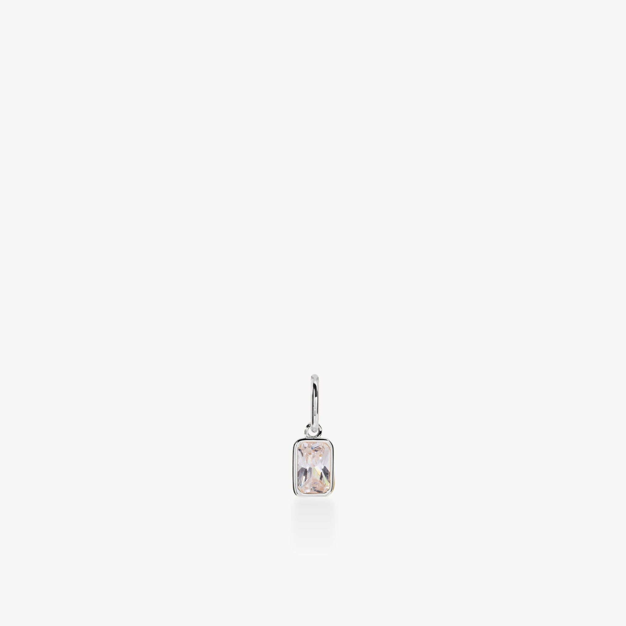 Baguette Birthstone Charm