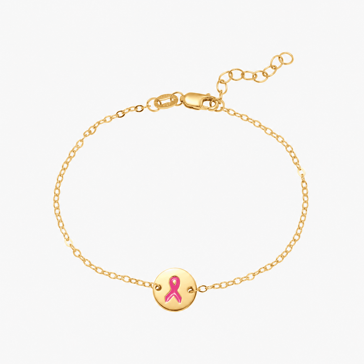 Breast Cancer Story Chain Bracelet