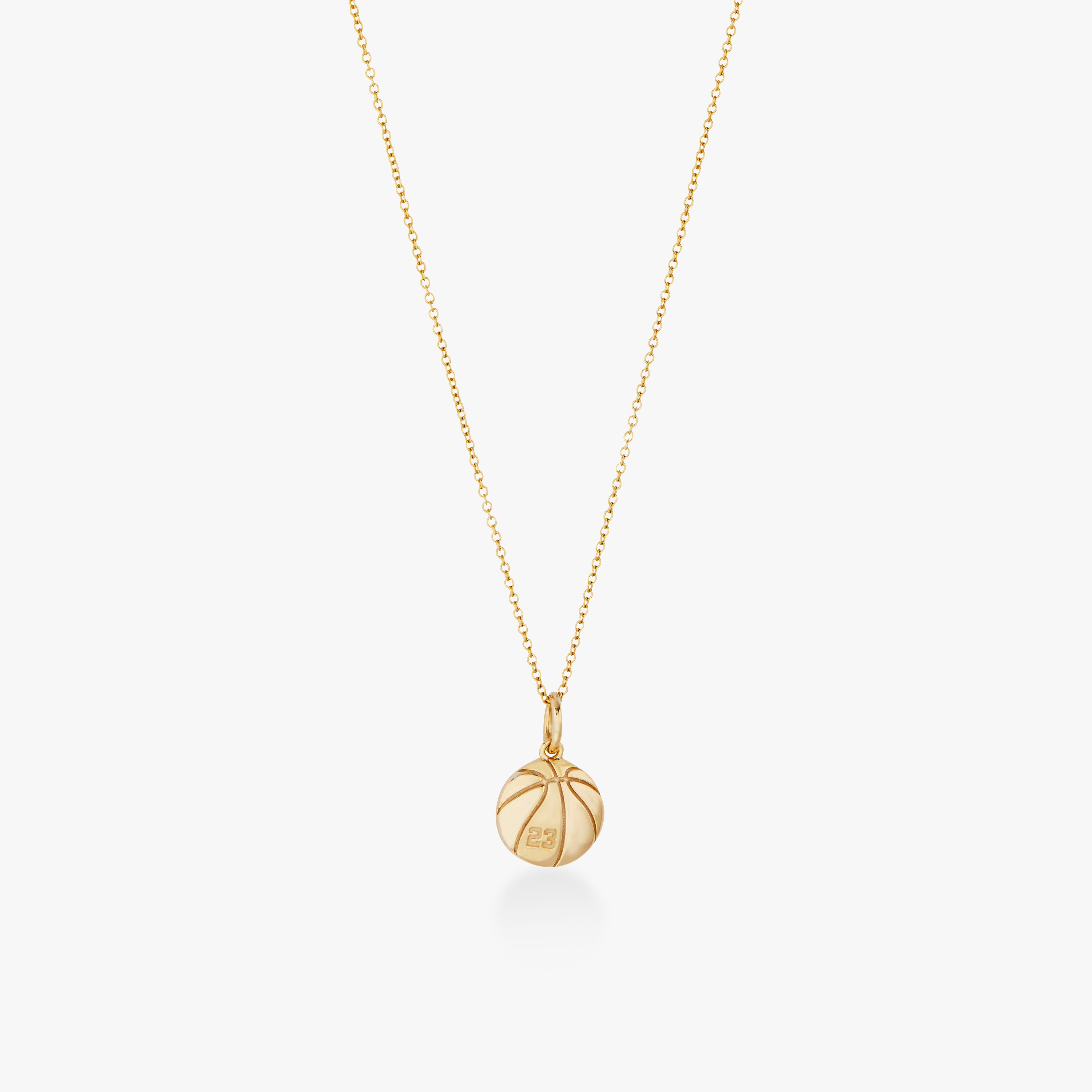 Basketball Charm Necklace
