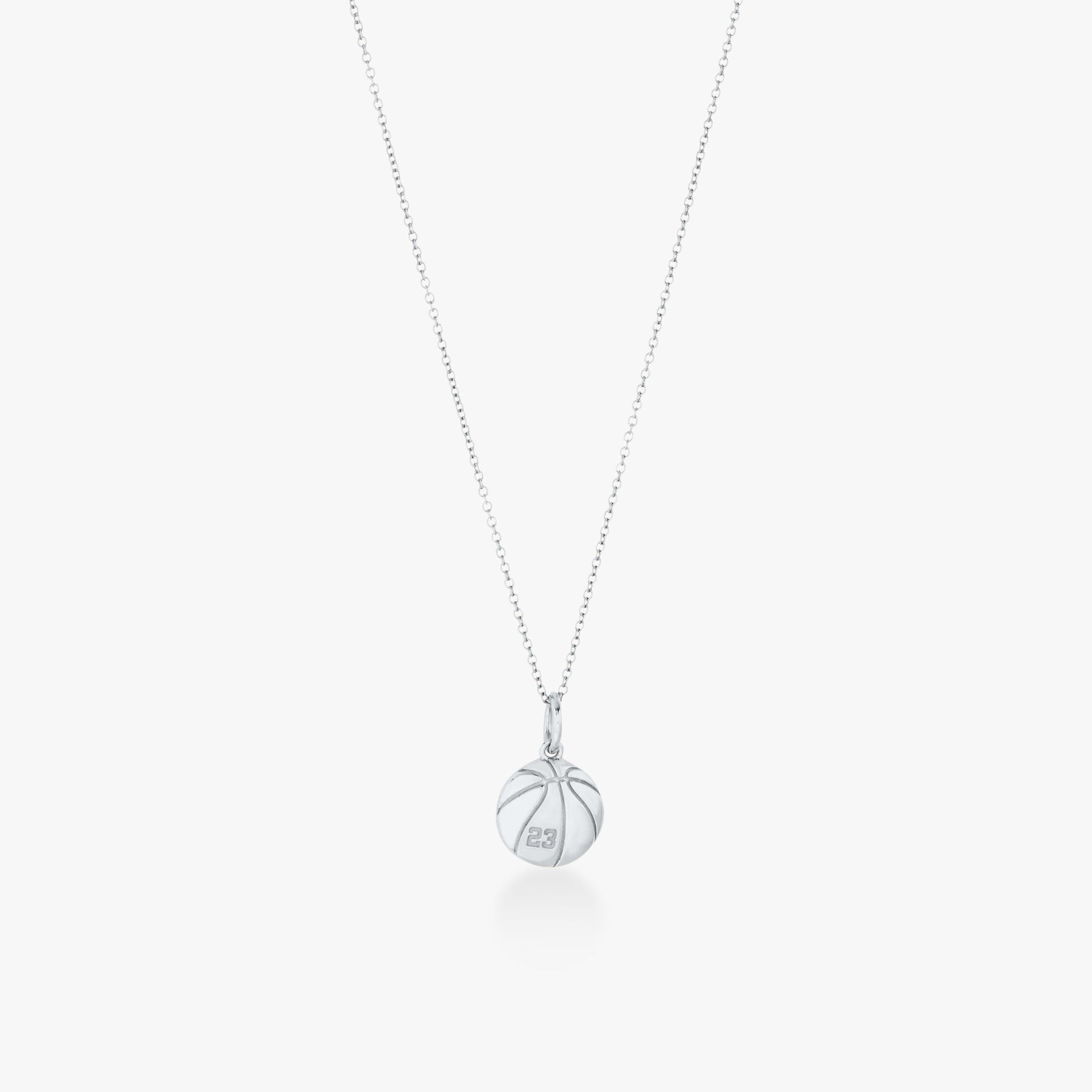 Basketball Charm Necklace