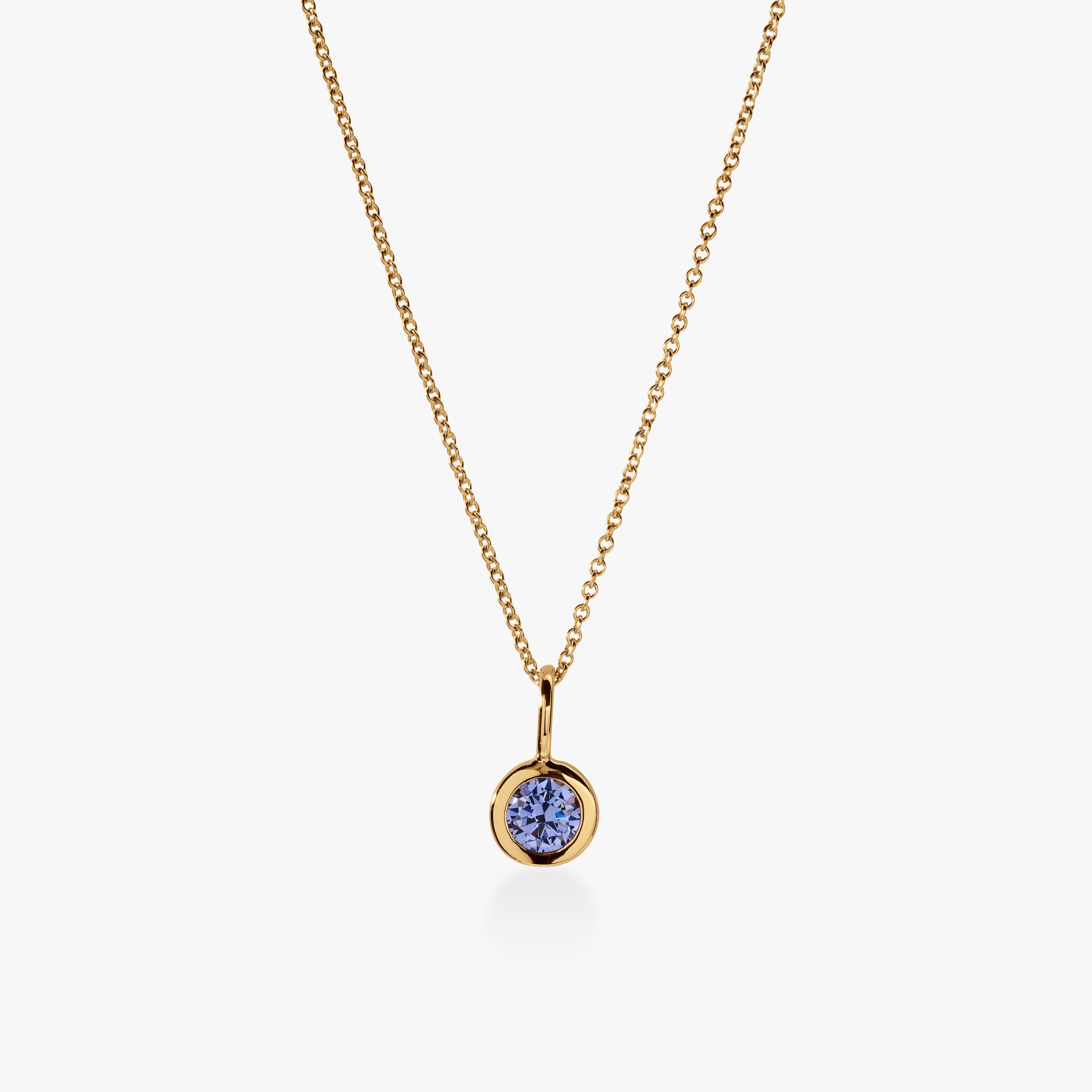 Birthstone Charm Necklace