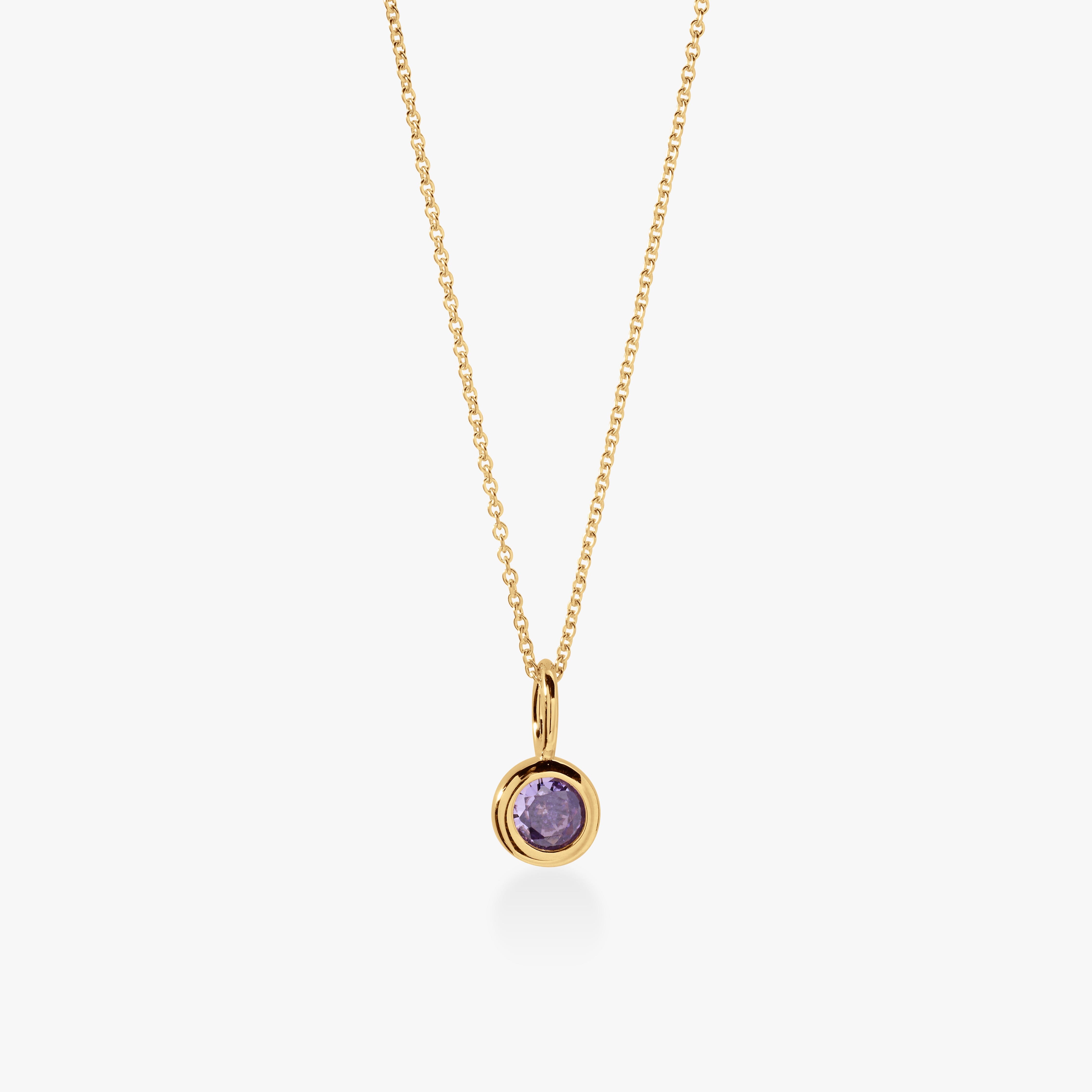 Birthstone Charm Necklace