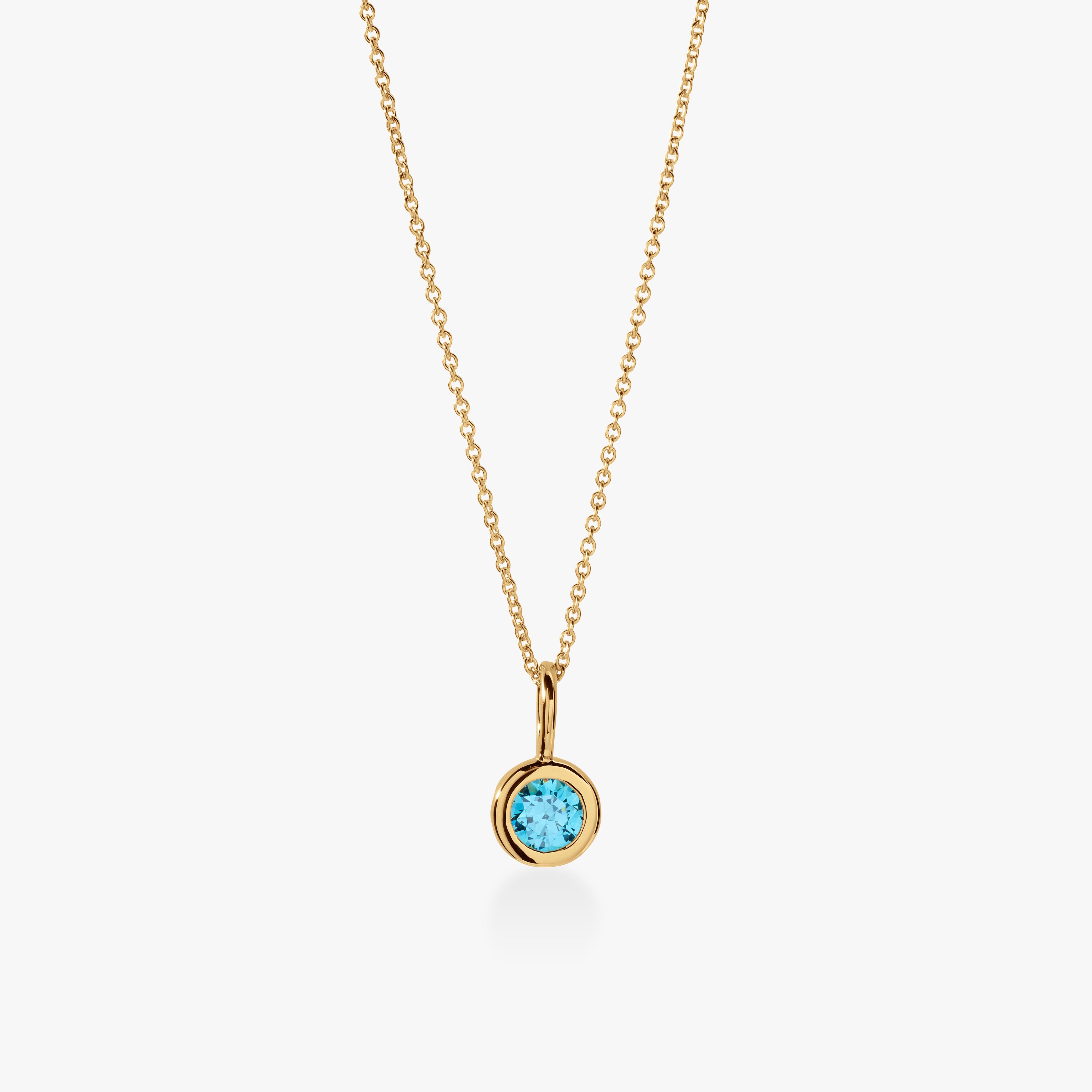 Birthstone Charm Necklace