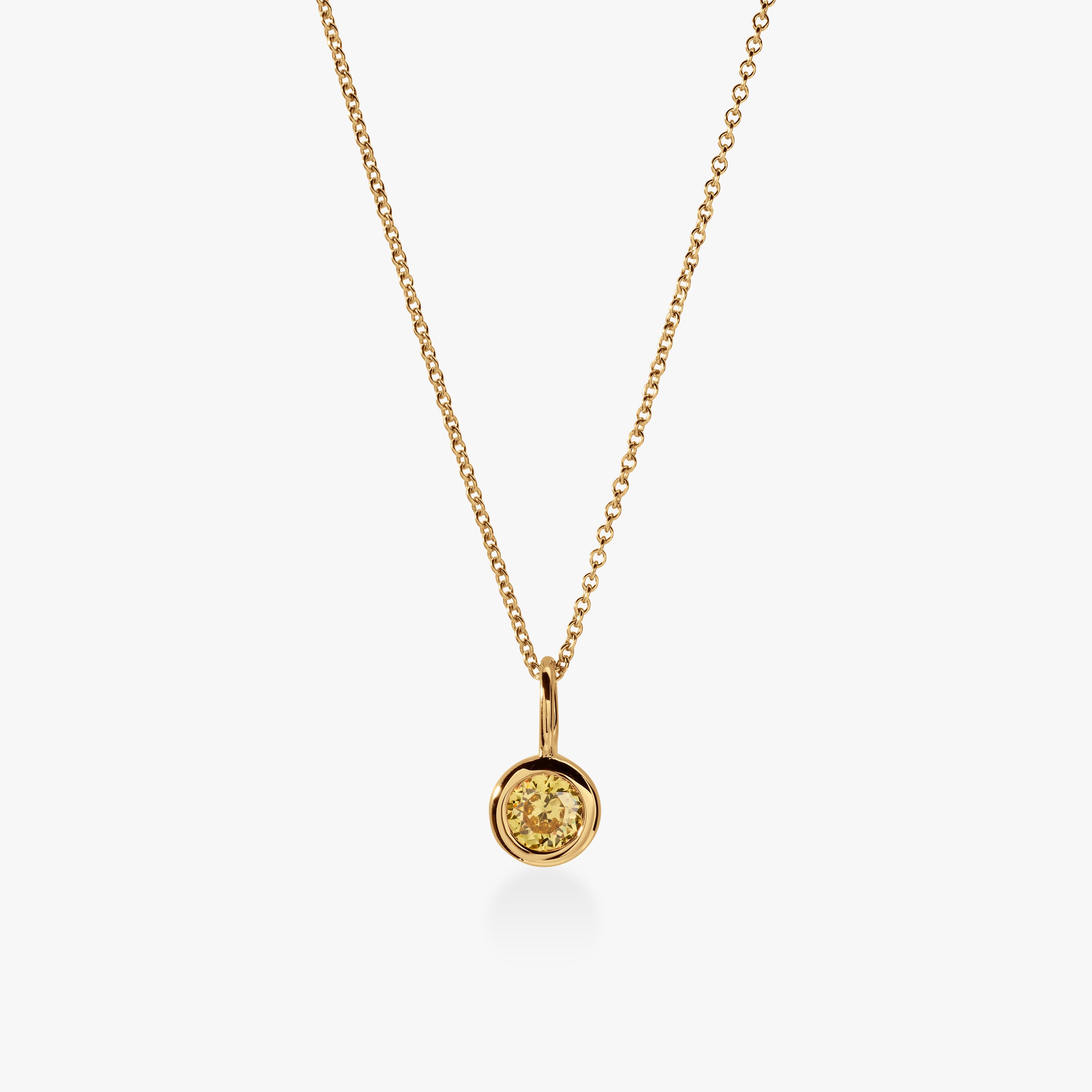 Birthstone Charm Necklace