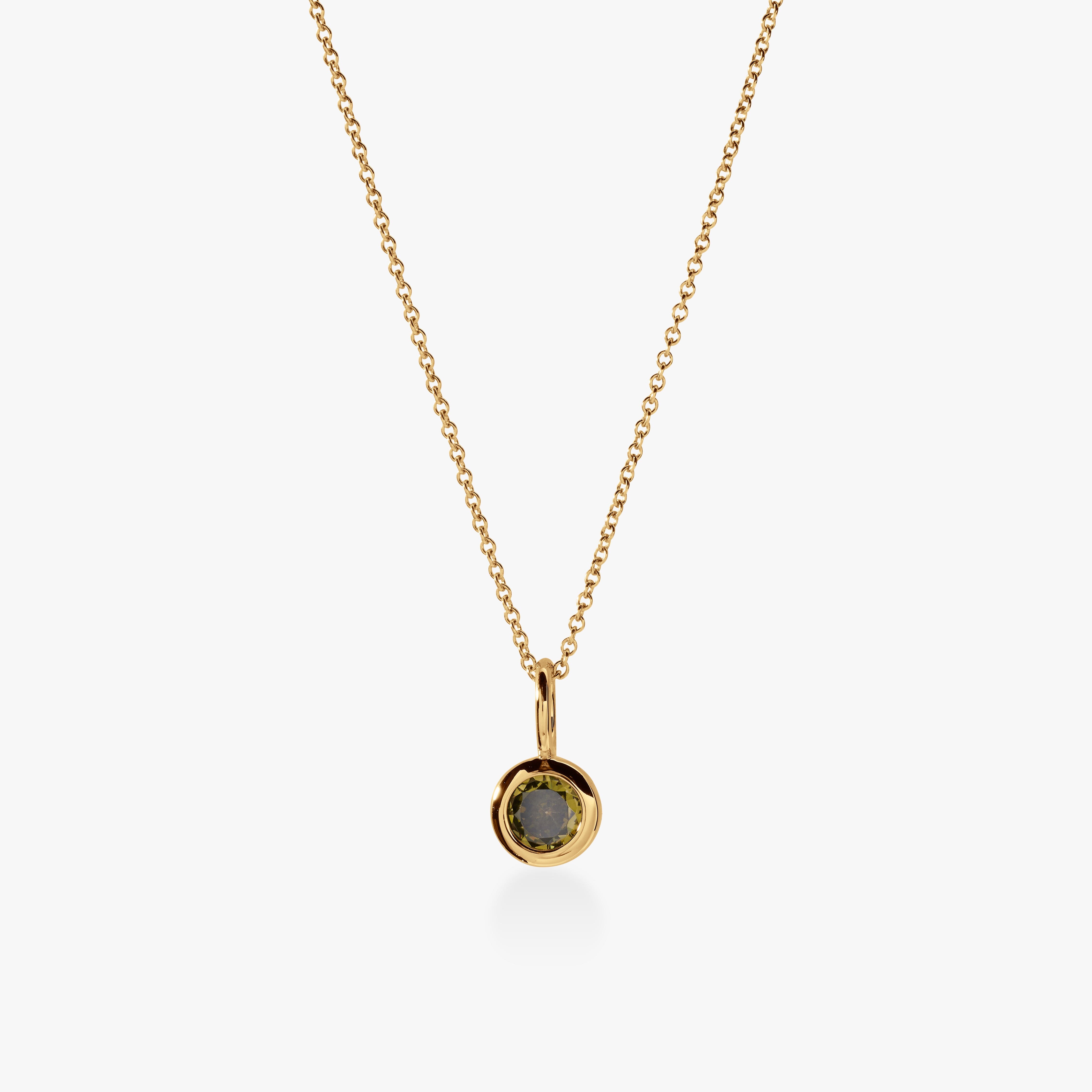 Birthstone Charm Necklace