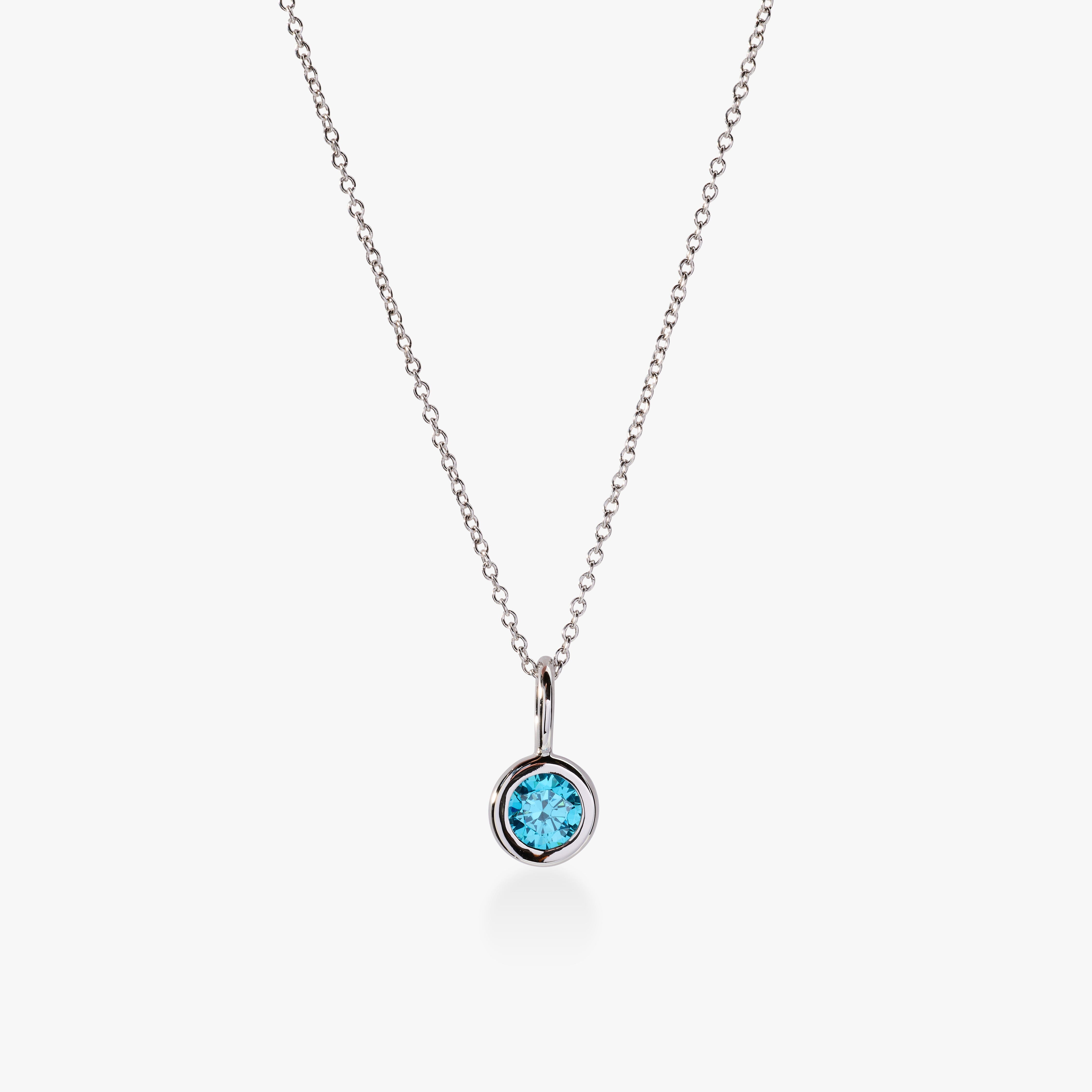 Birthstone Charm Necklace