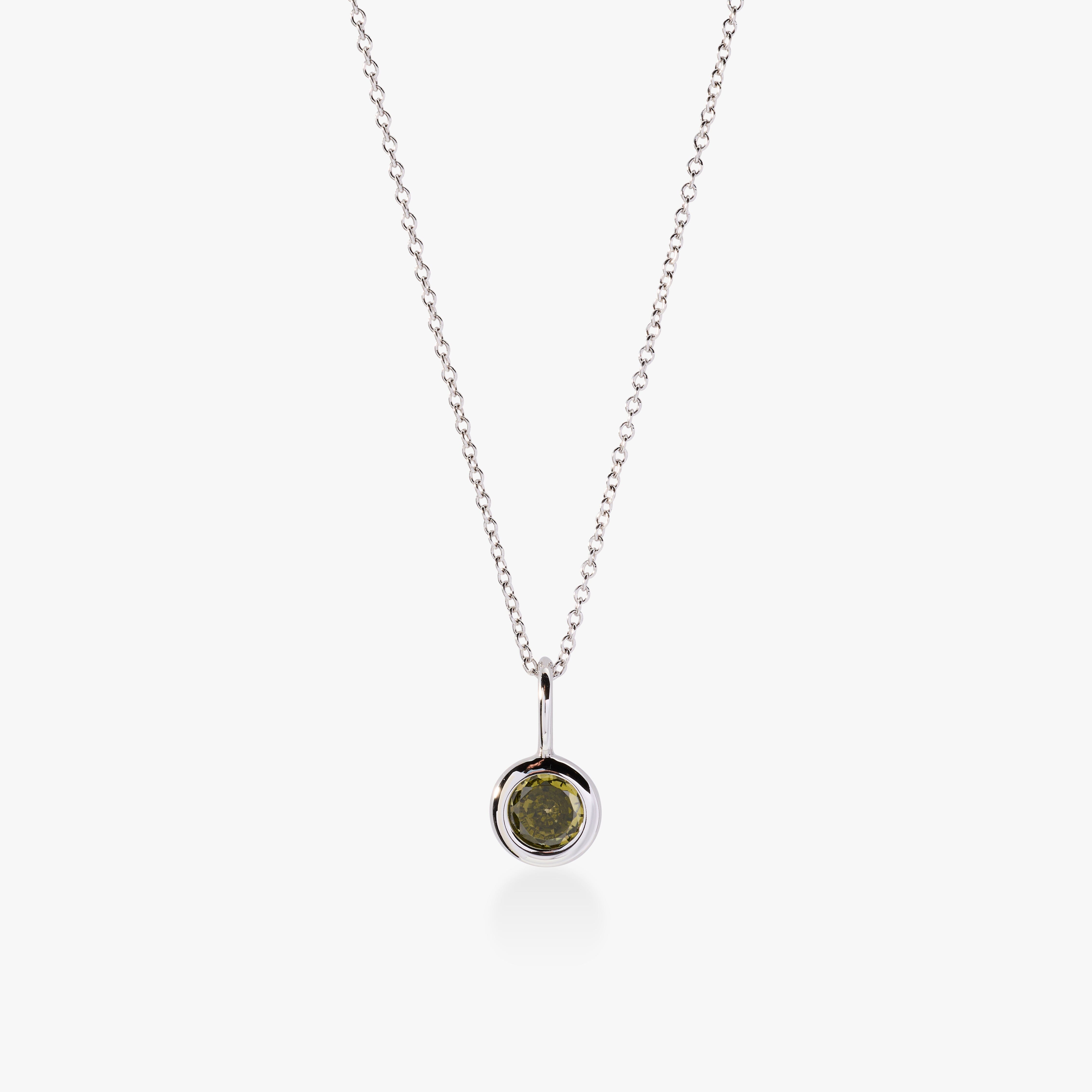 Birthstone Charm Necklace