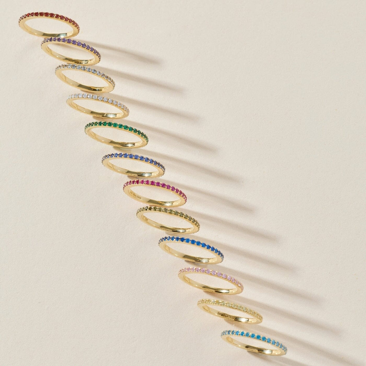 Birthstone Eternity Band