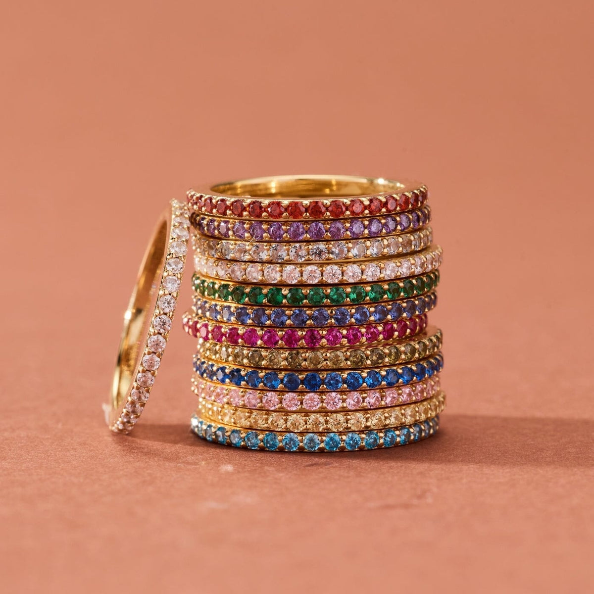 Birthstone Eternity Band