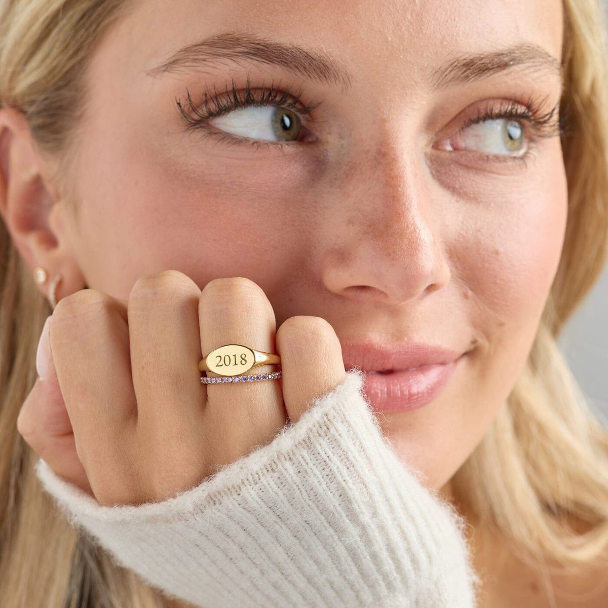 Birthstone Eternity Band