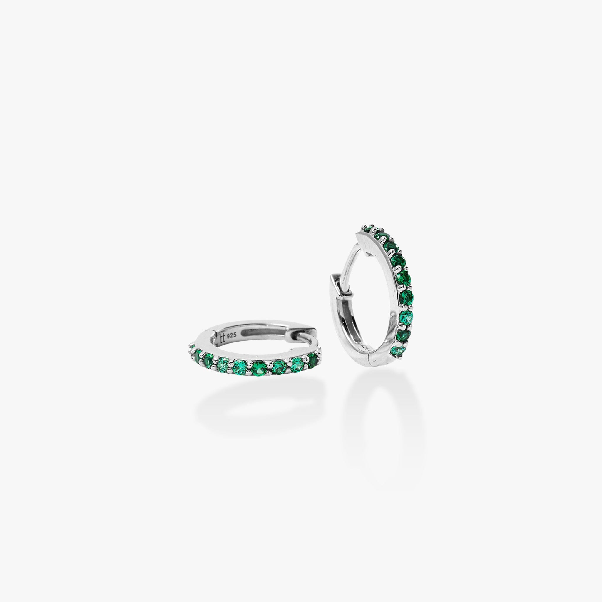 Birthstone Huggie Earrings