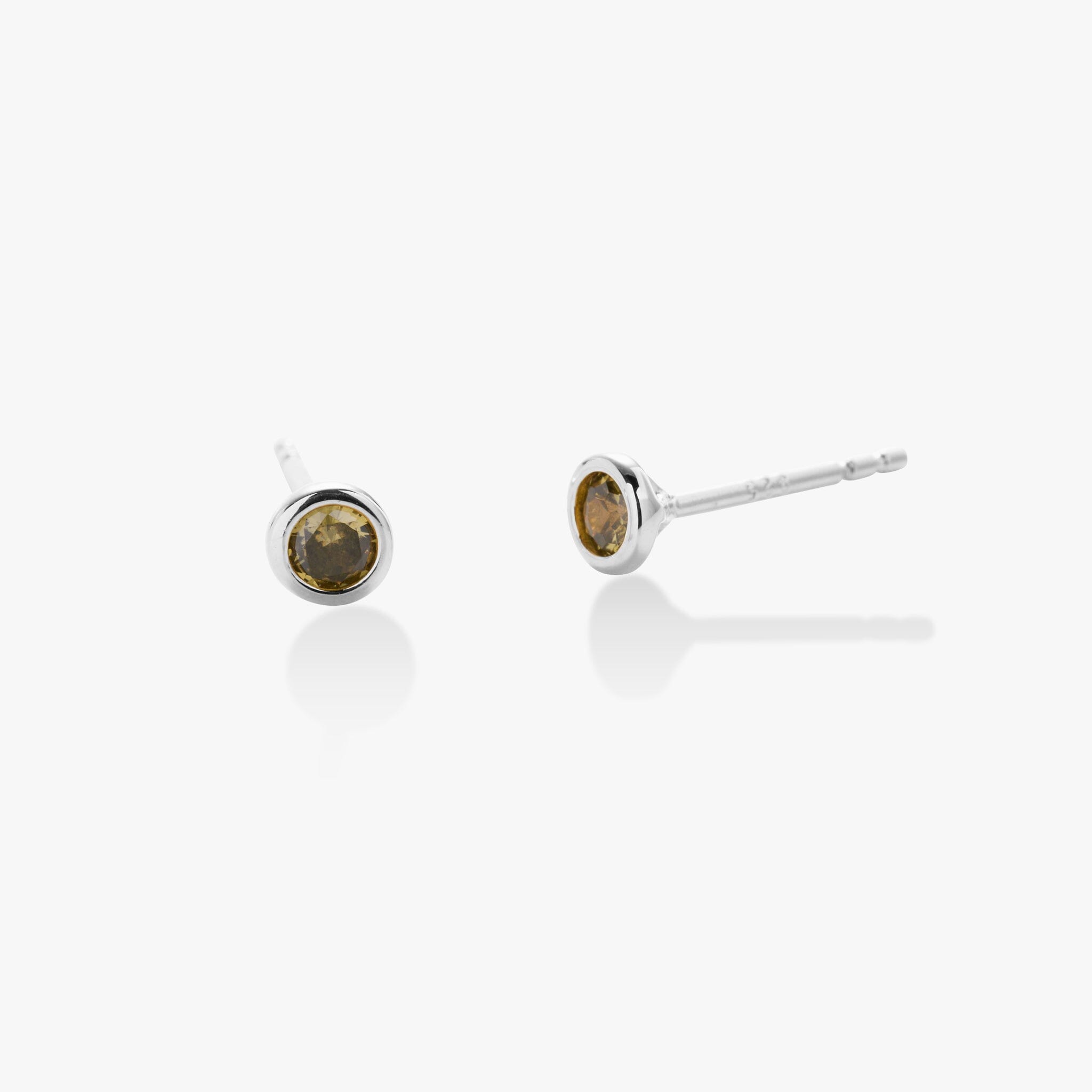 Birthstone Stud Earrings