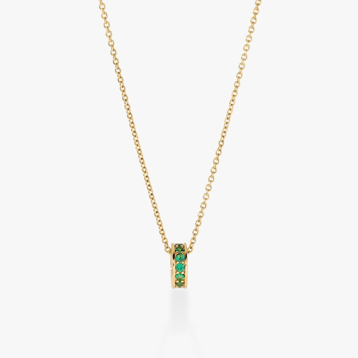 Birthstone Sliding Ring Necklace