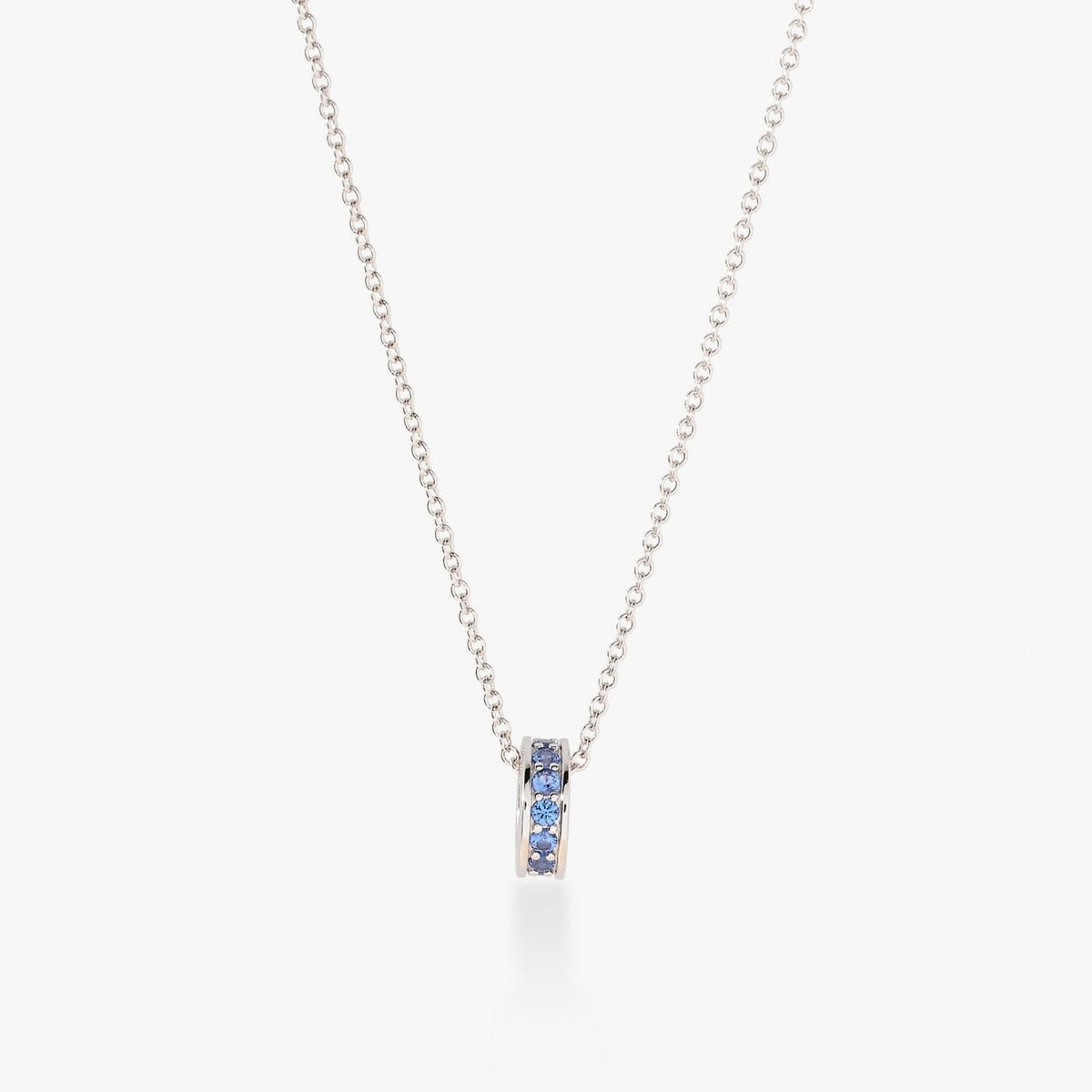 Birthstone Sliding Ring Necklace