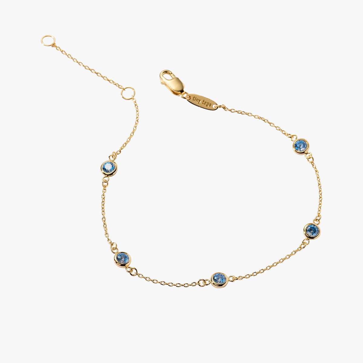 Bezel Birthstone Bracelet
