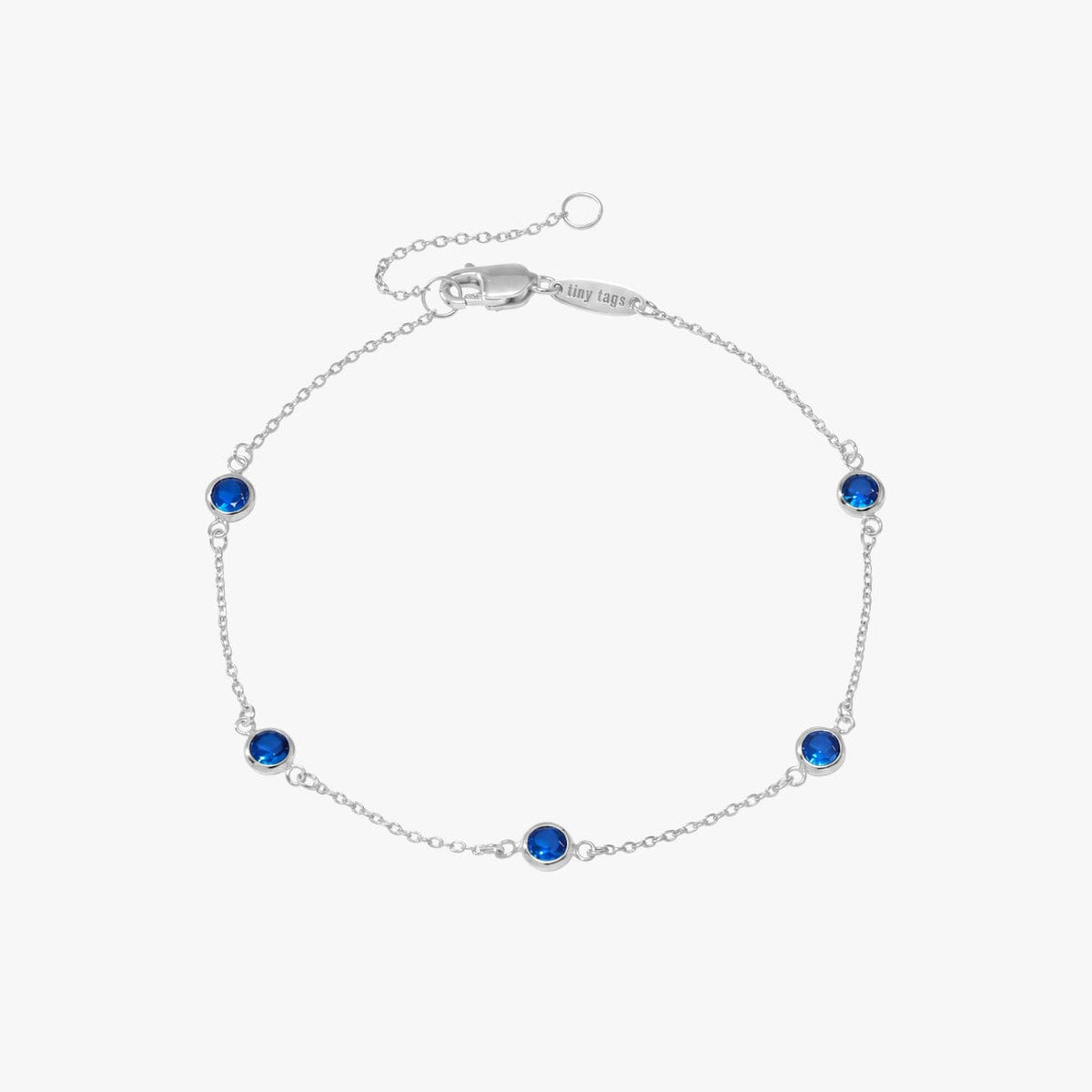 Bezel Birthstone Bracelet