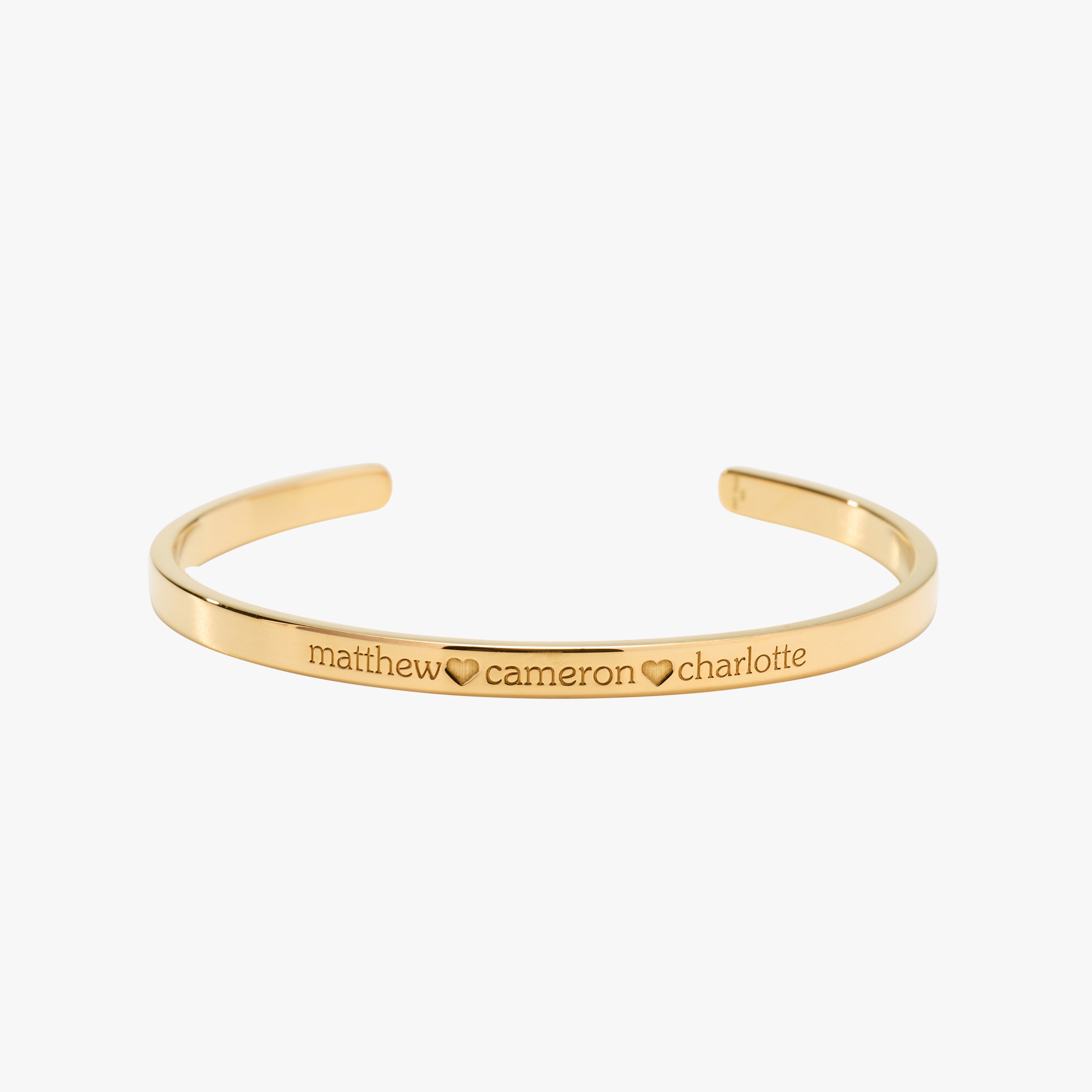 Custom Engraved Cuff Bracelet