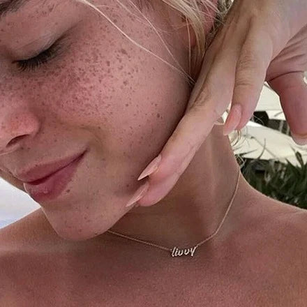 Pavé Custom Nameplate Necklace