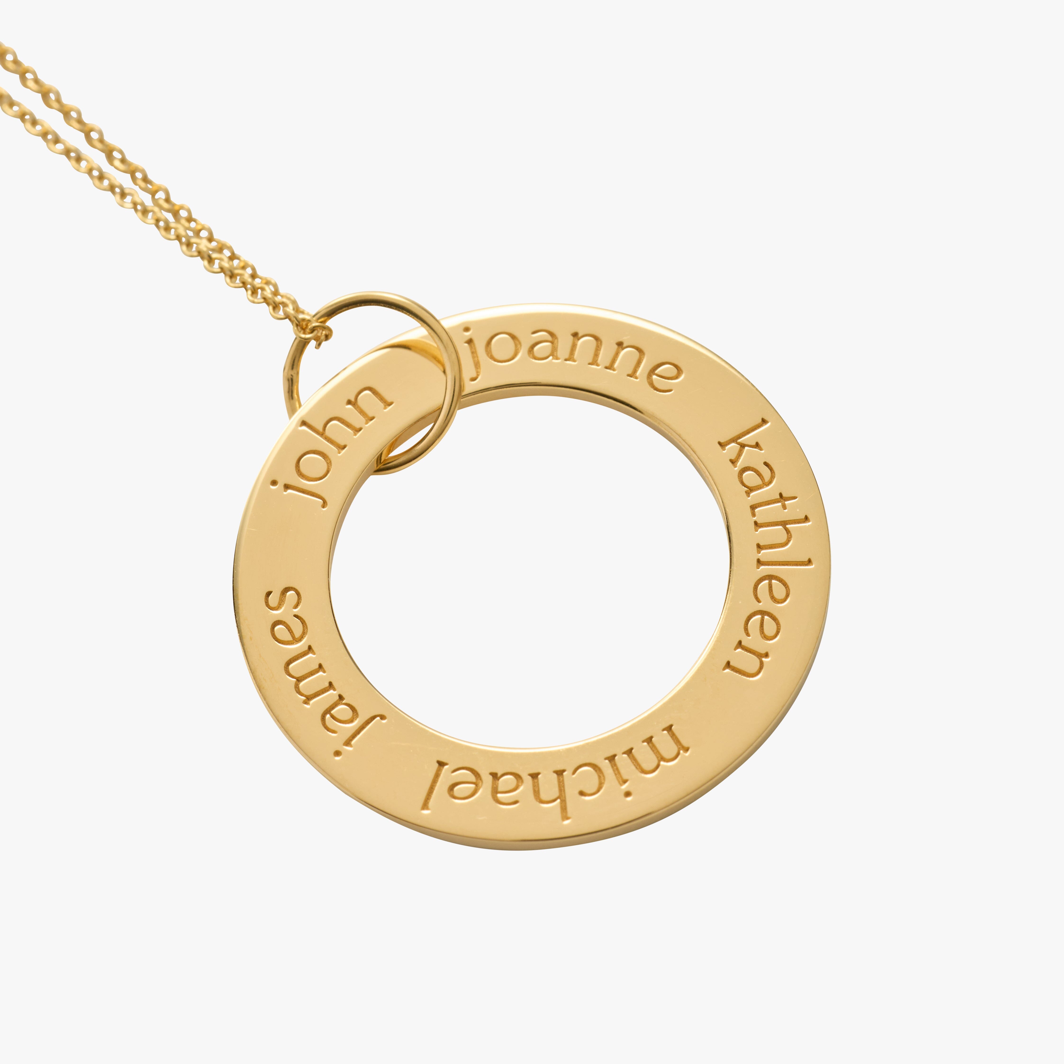 Circle Pendant Necklace