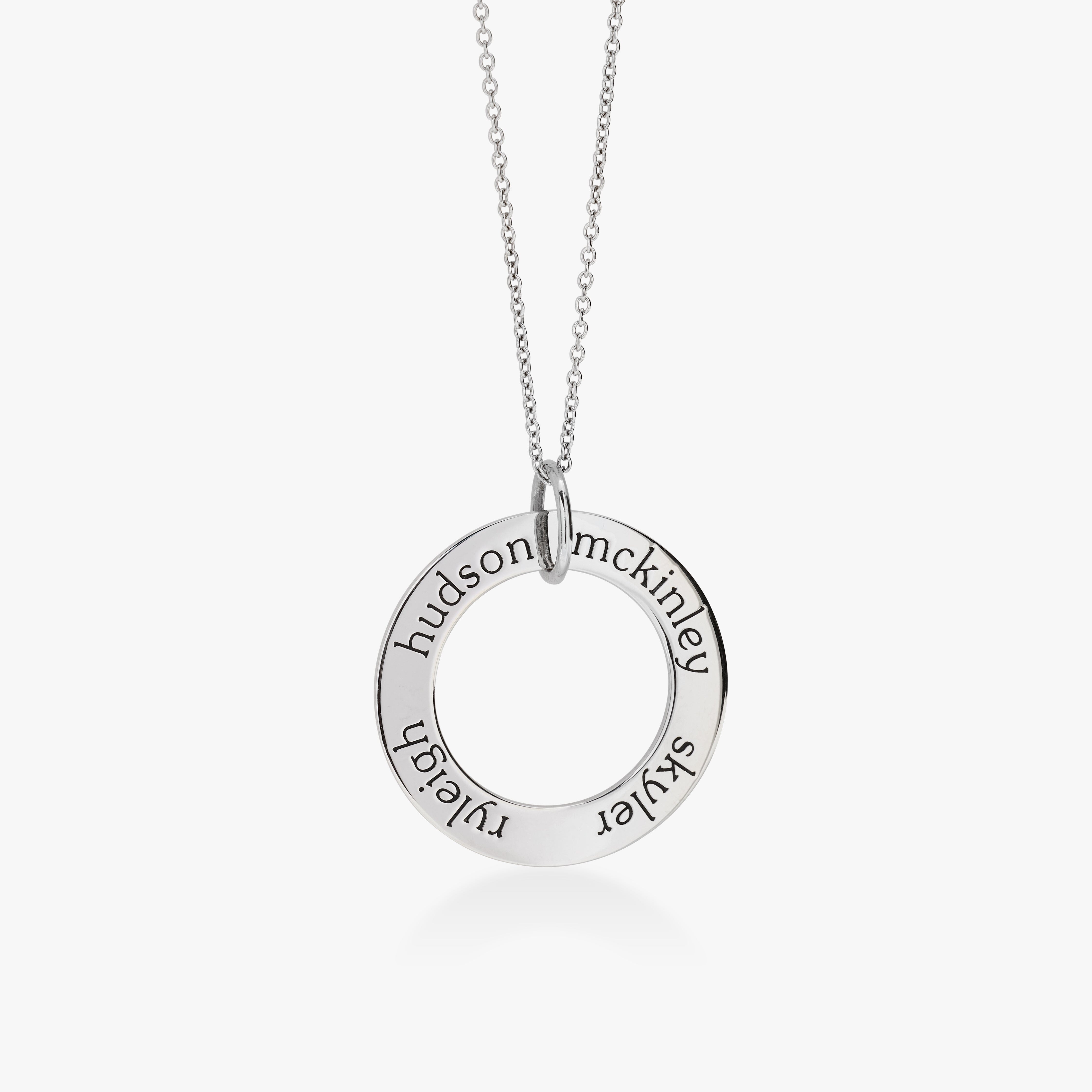 Circle Pendant Necklace