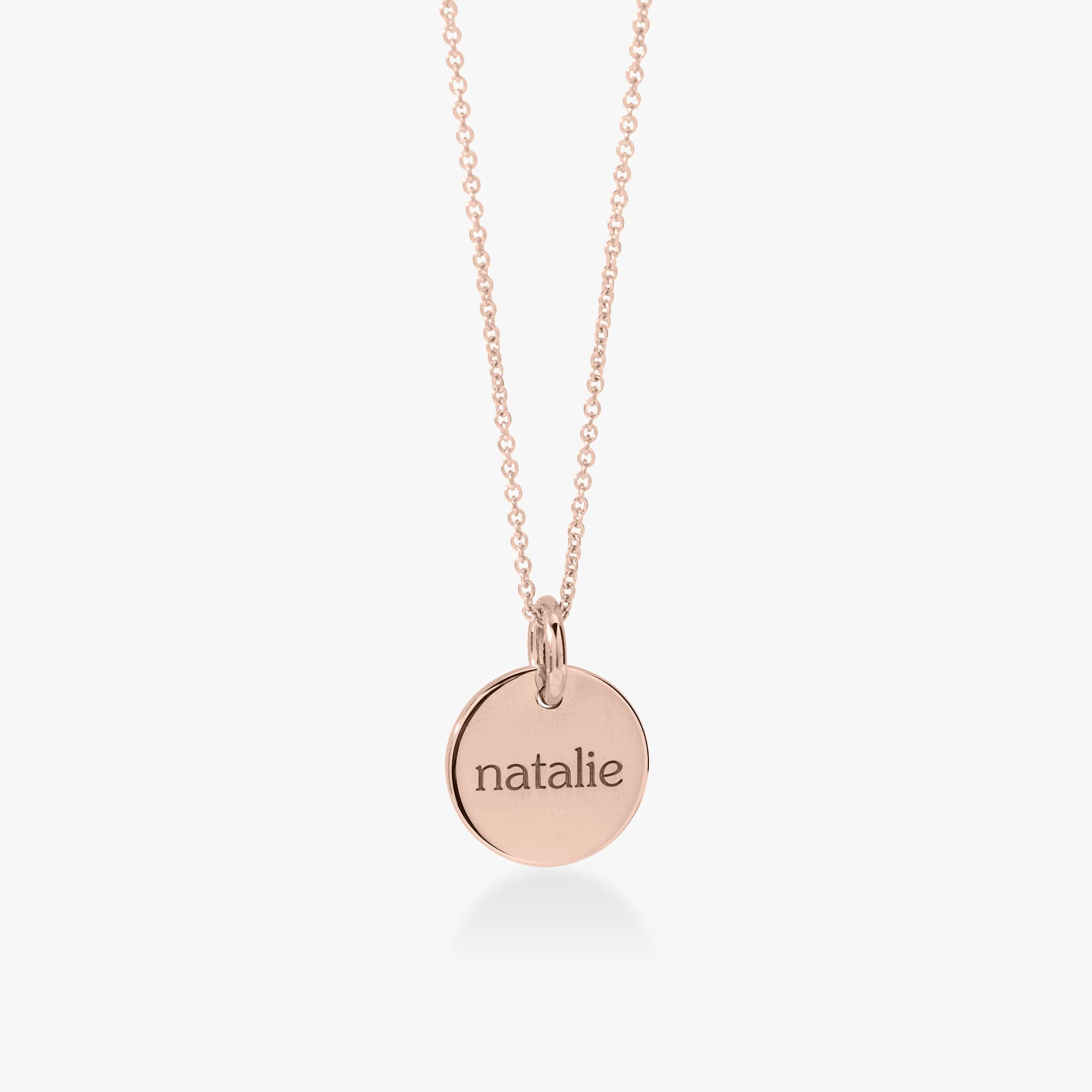 Circle Tag Necklace