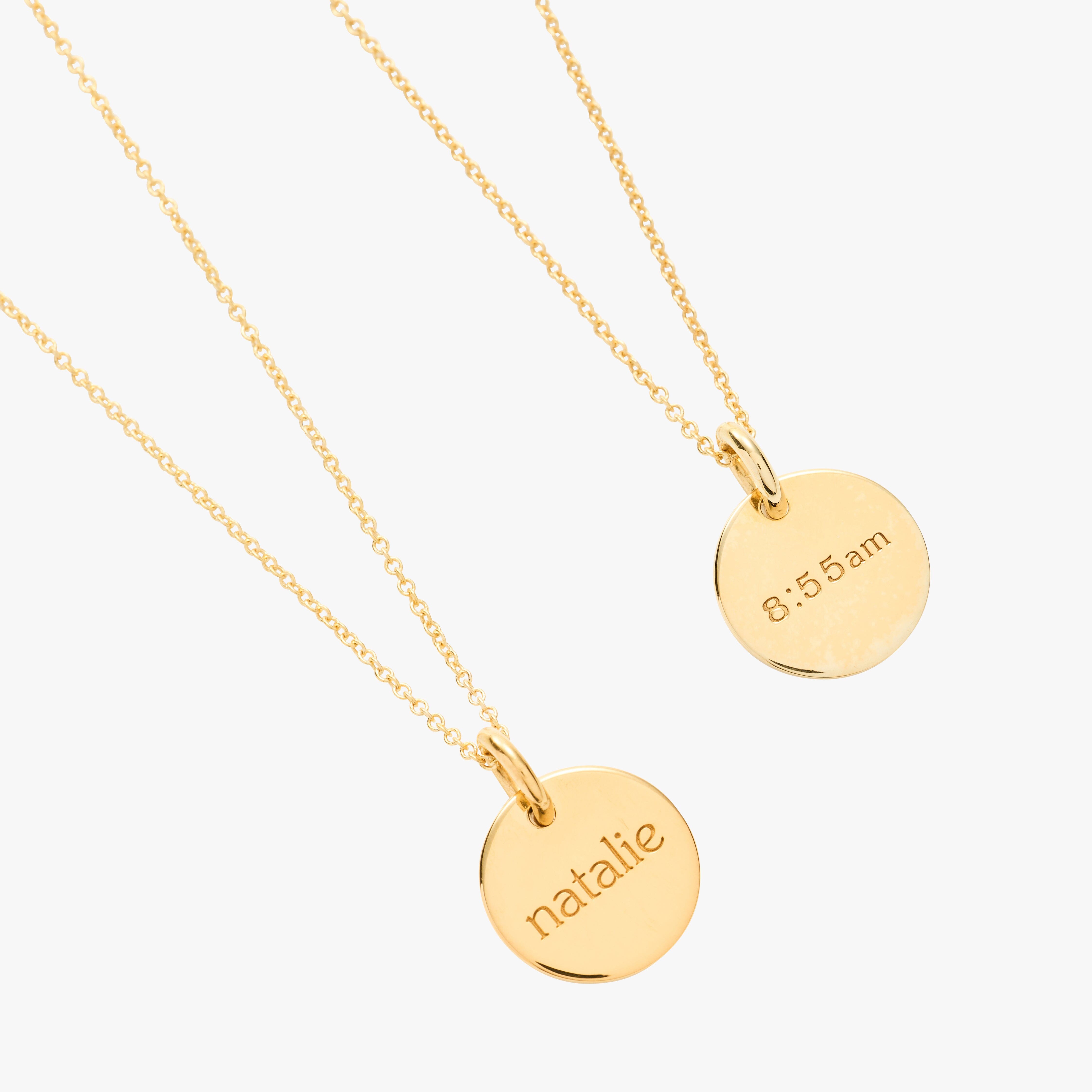 Circle Tag Necklace
