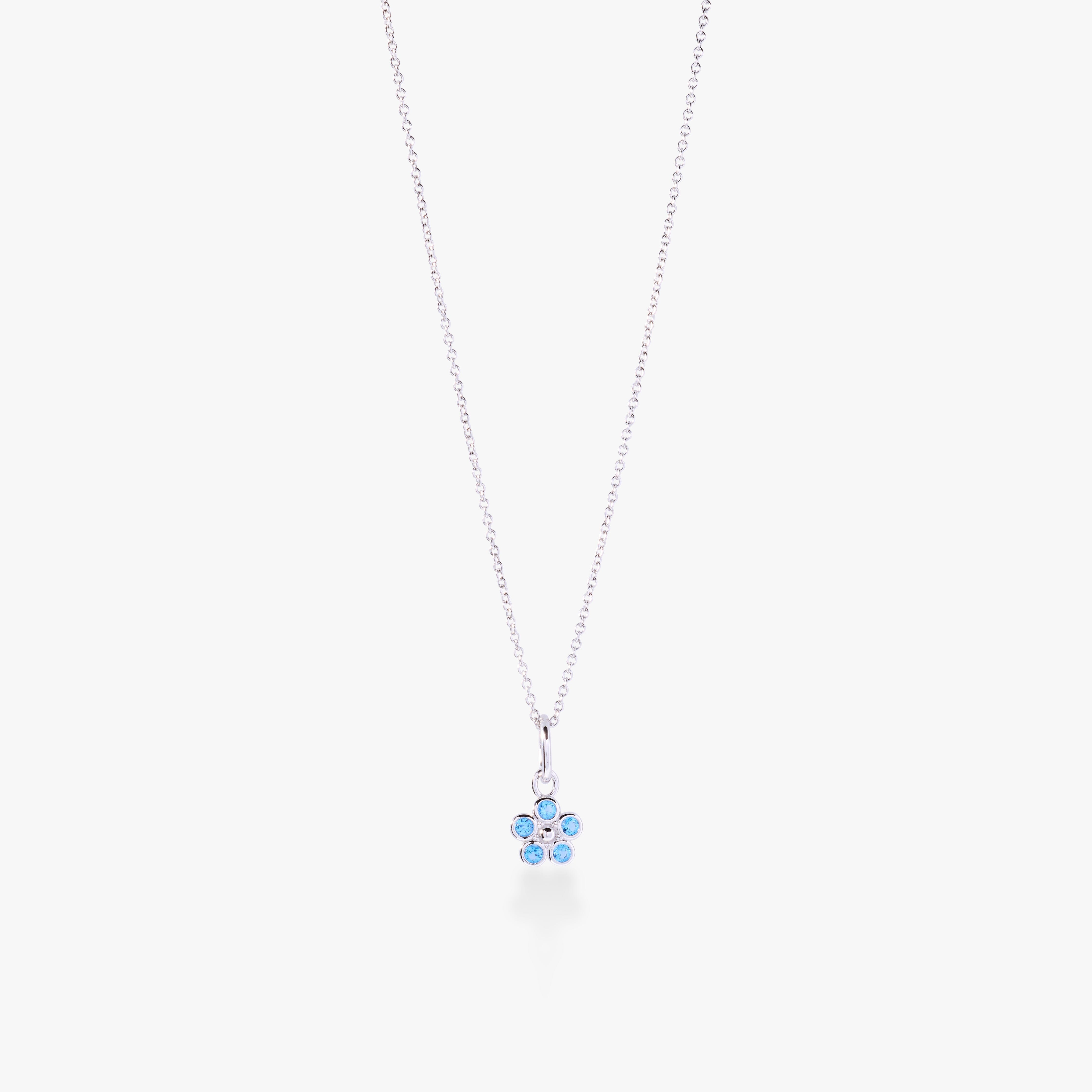 Flower Mini Charm Necklace