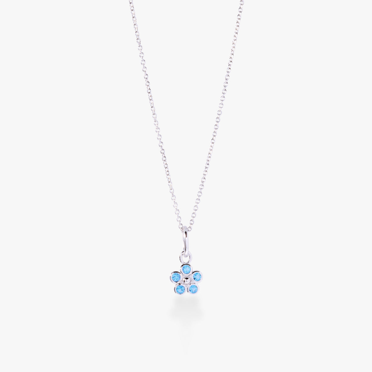 Flower Mini Charm Necklace