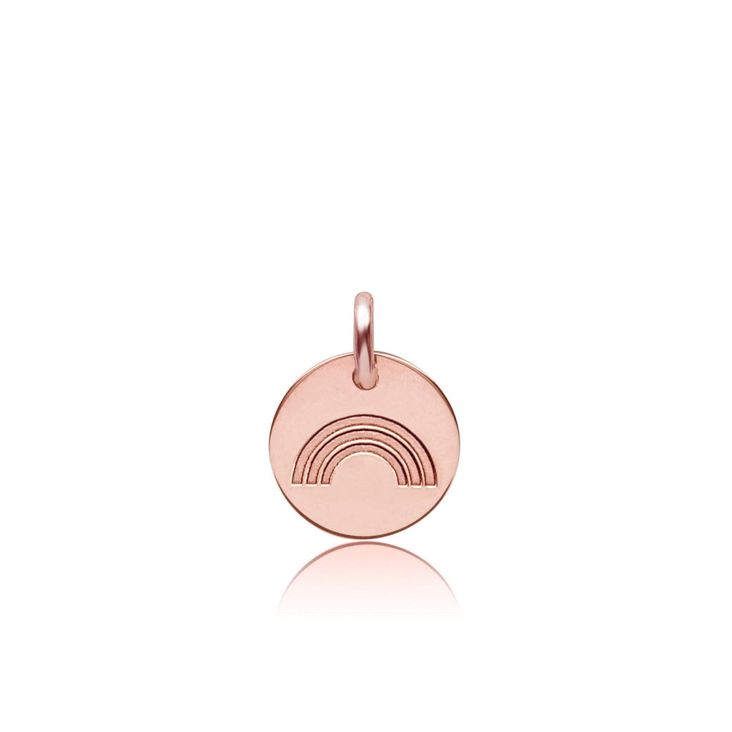 Engravable Rainbow Circle Tag