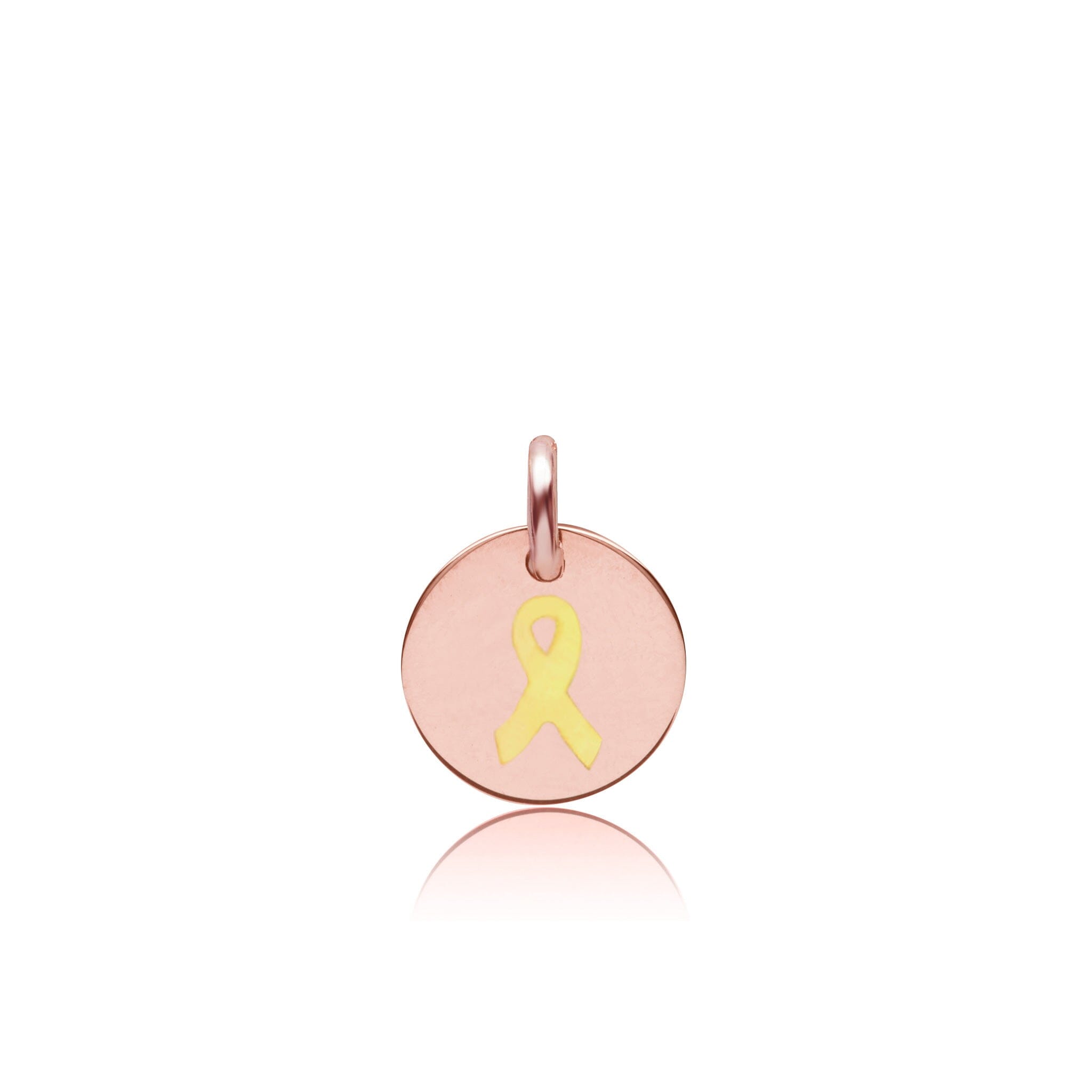 Childhood Cancer Ribbon Circle Tag