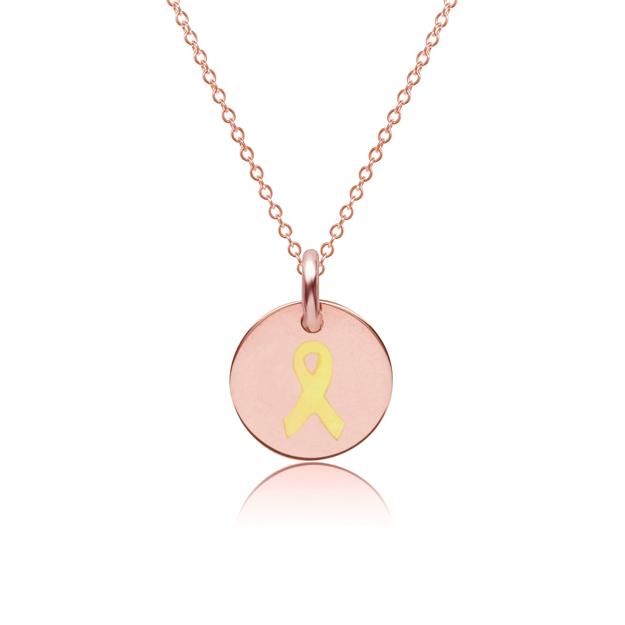 Mini Childhood Cancer Charm Necklace