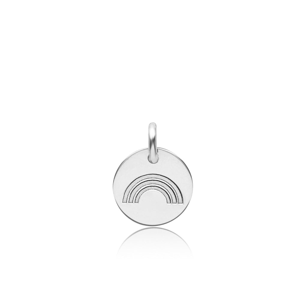 Engravable Rainbow Circle Tag