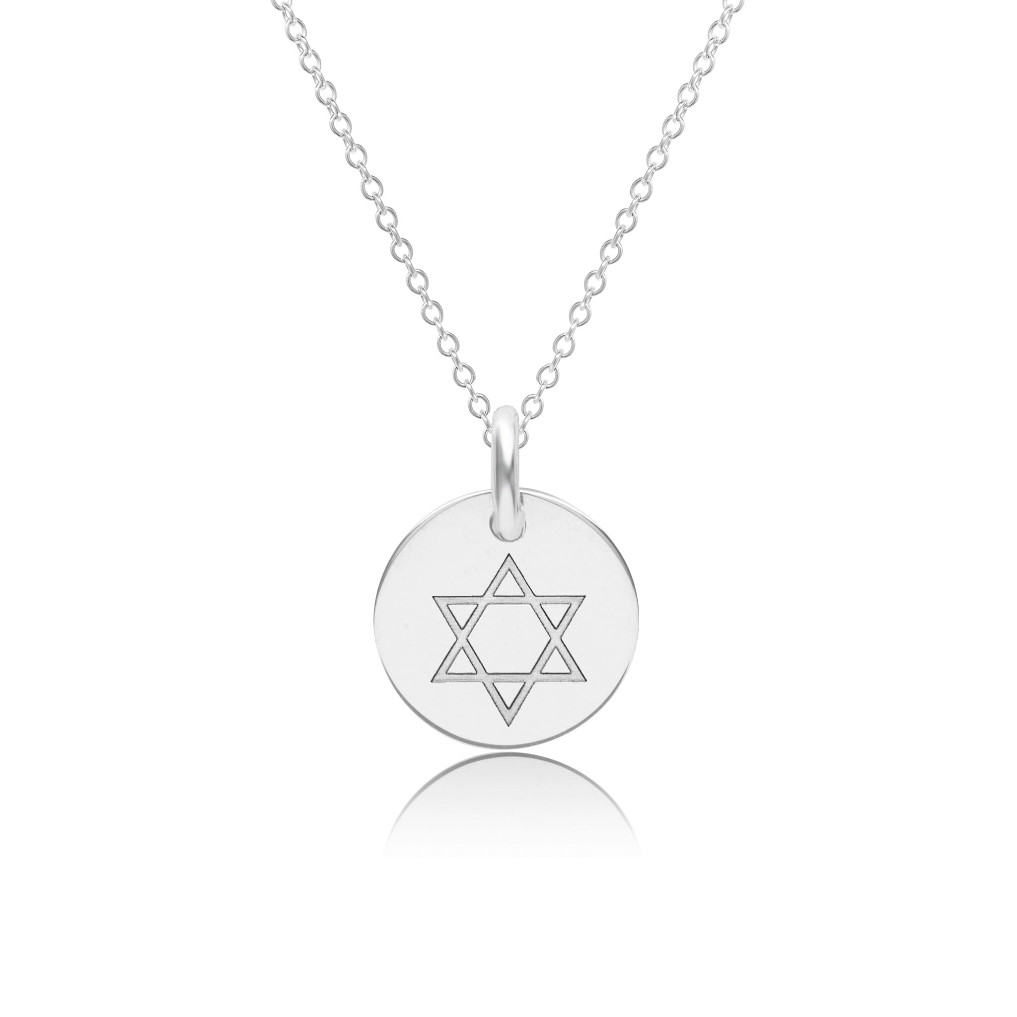 Engravable Star Of David Necklace