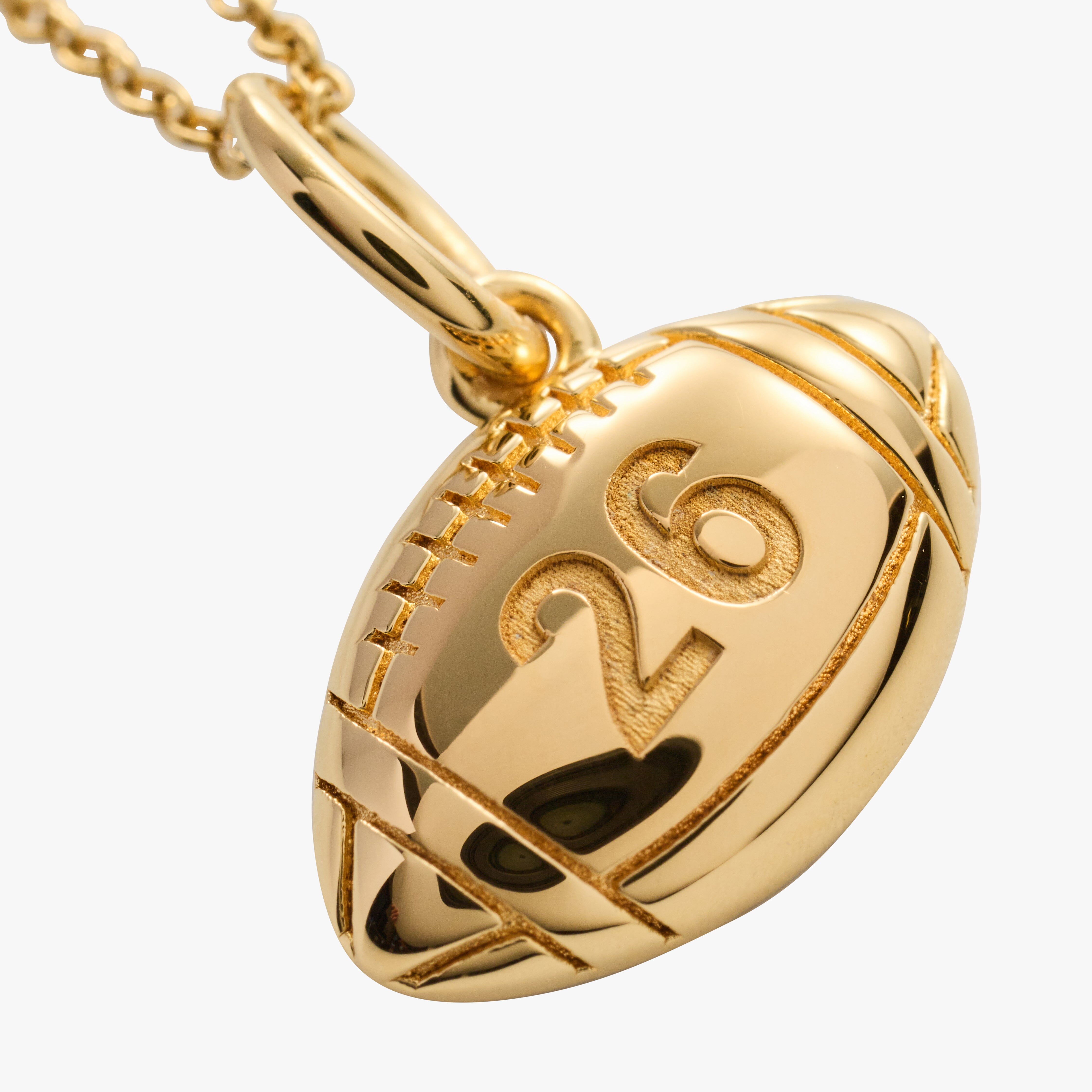 Football Charm Necklace