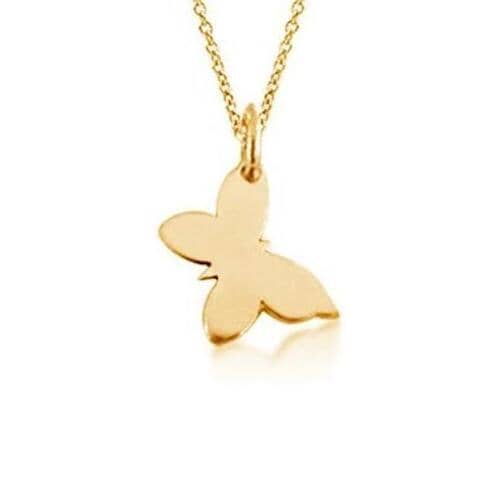 Butterfly Tag Necklace