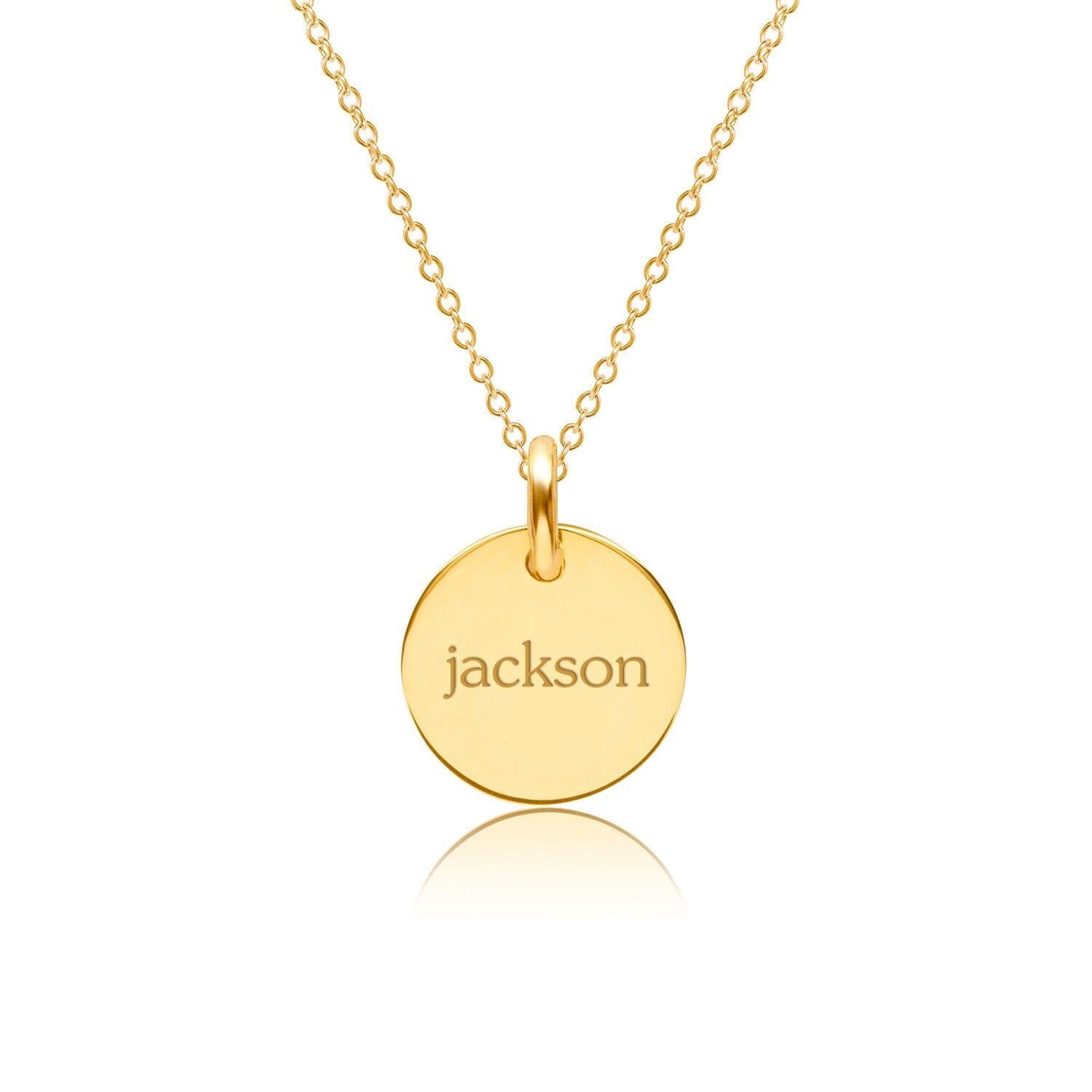Circle Tag Necklace