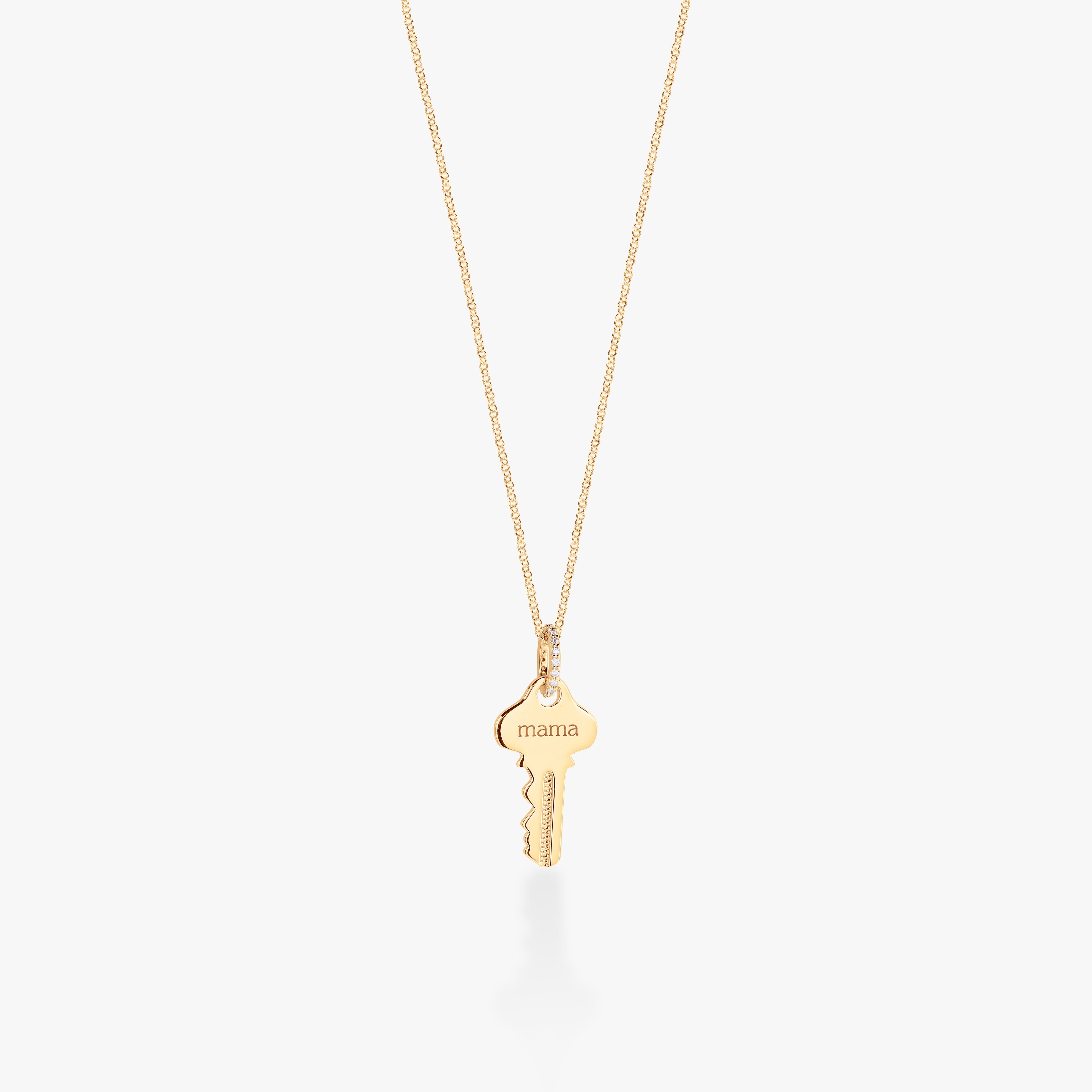 House 'Mama' Key Necklace