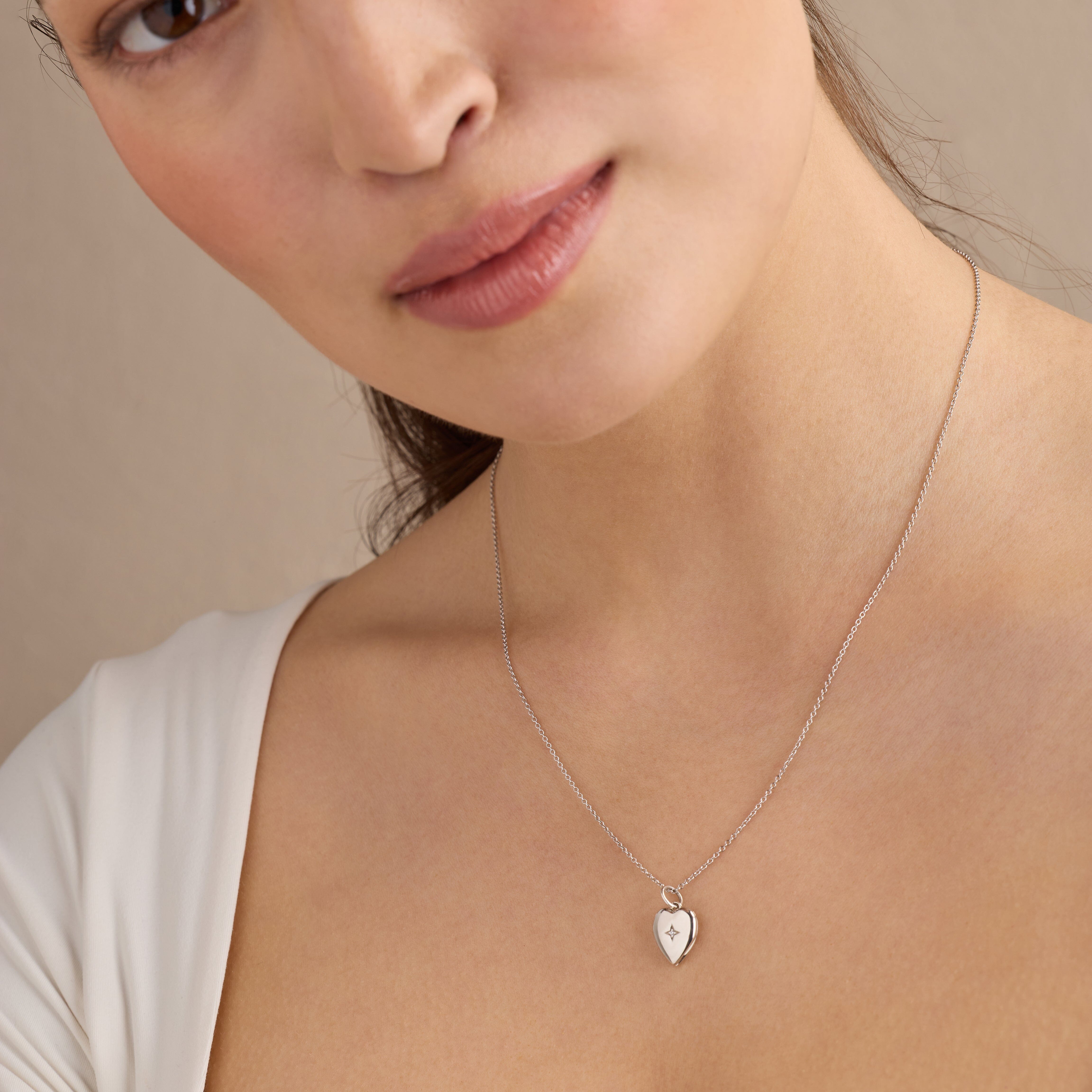 Heart Mini Locket Necklace