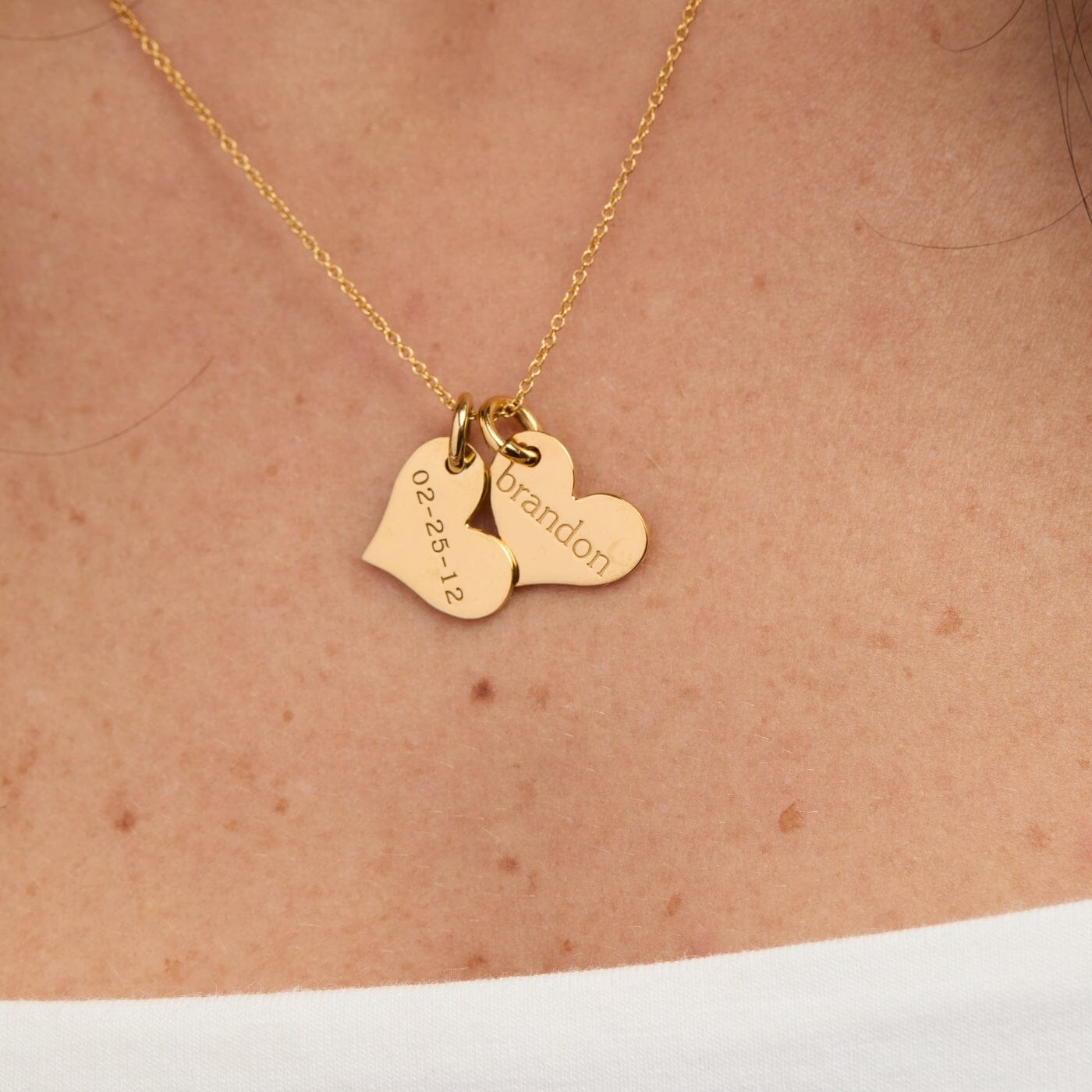 Heart Necklace - 2 Tags