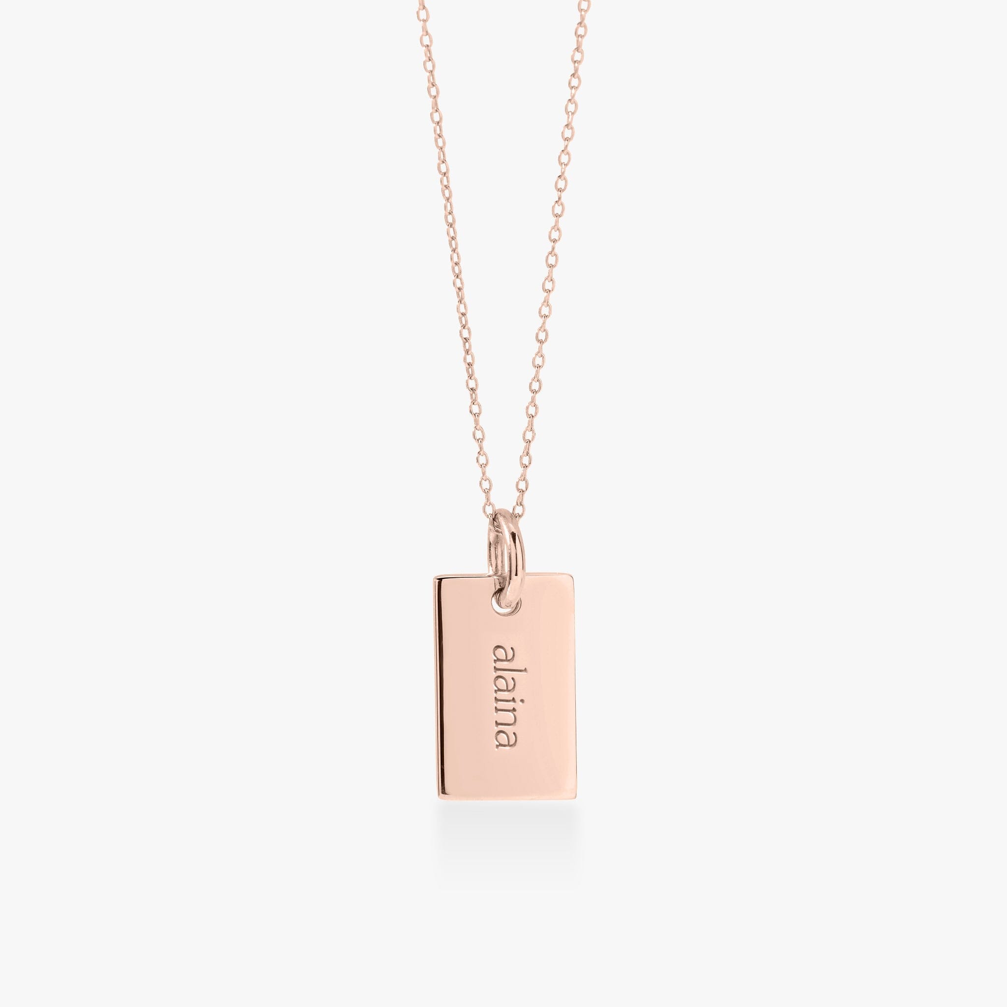 Mini Dog Tag Necklace