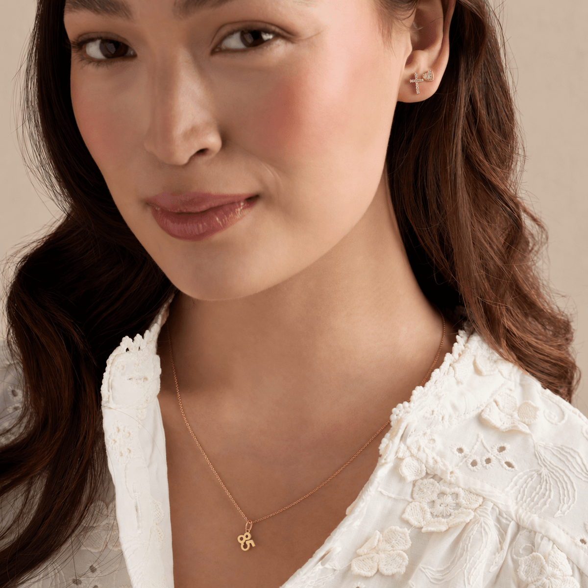 Number Charm Necklace
