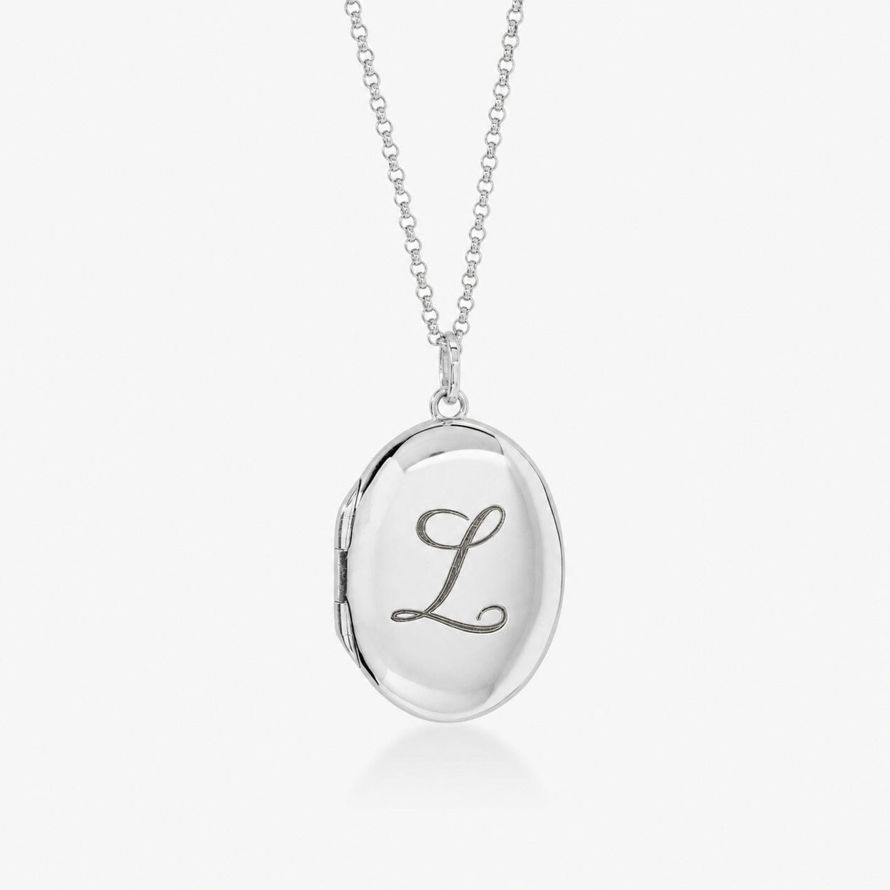 Oval Locket Necklace