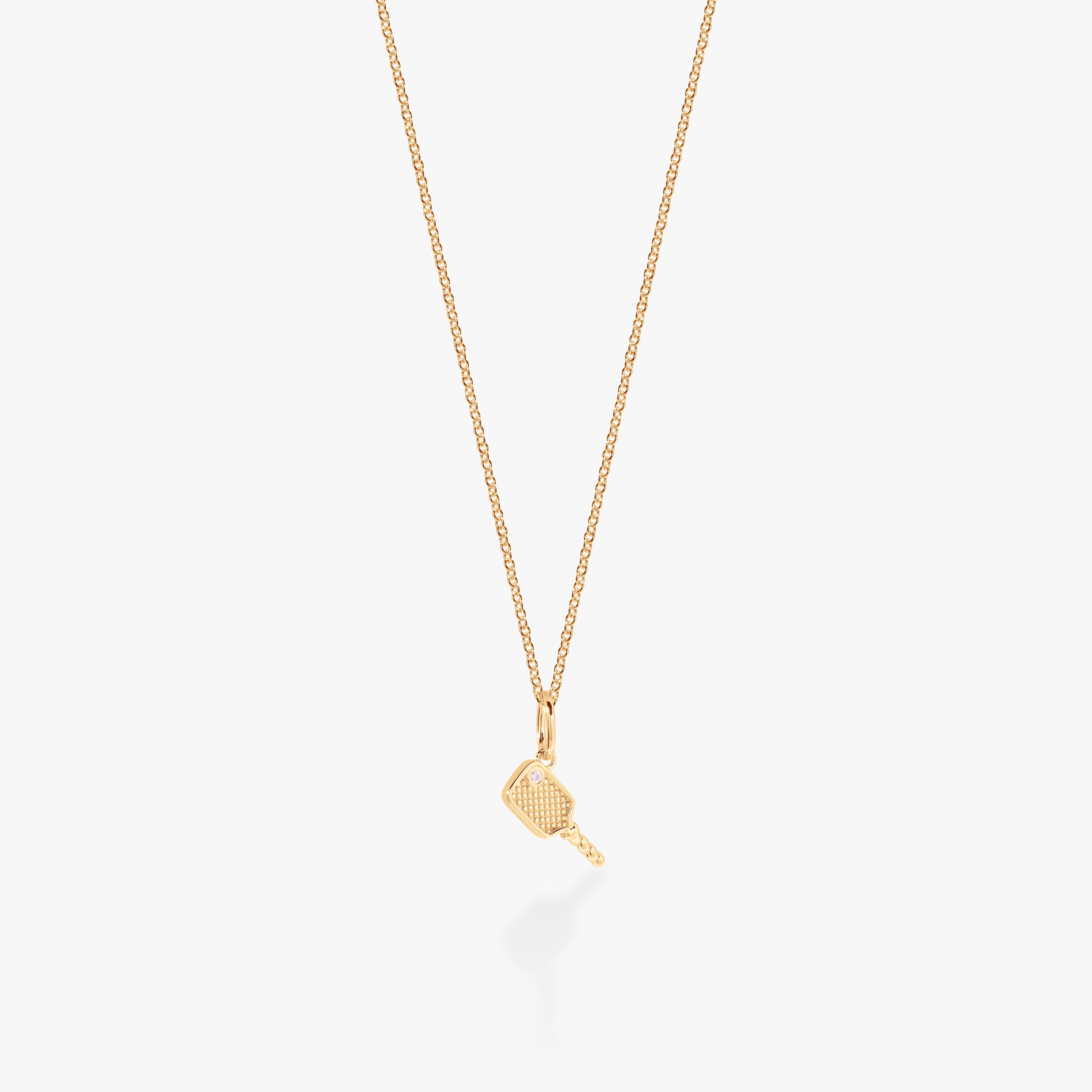 Pickleball Charm Necklace
