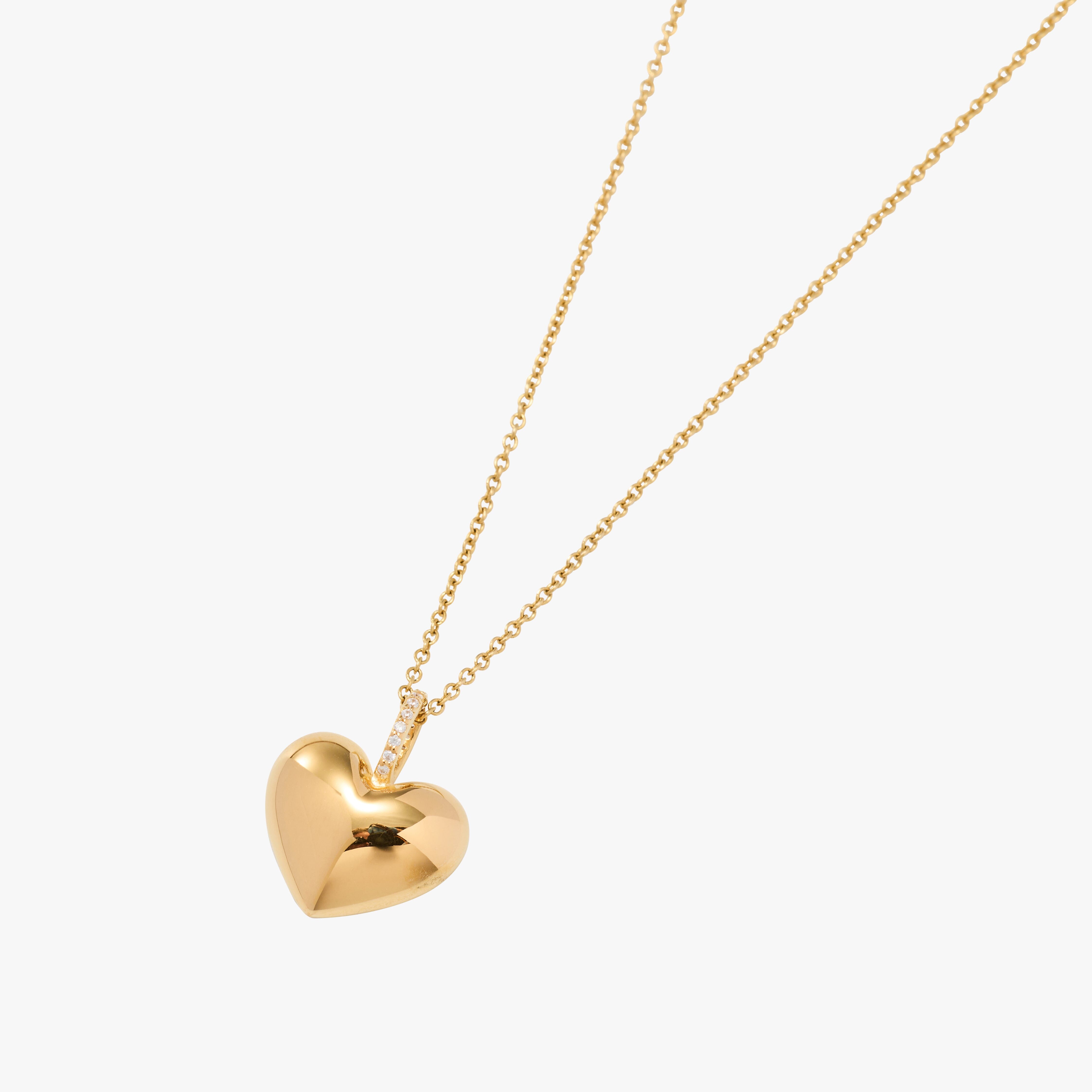 Puffy Heart Necklace