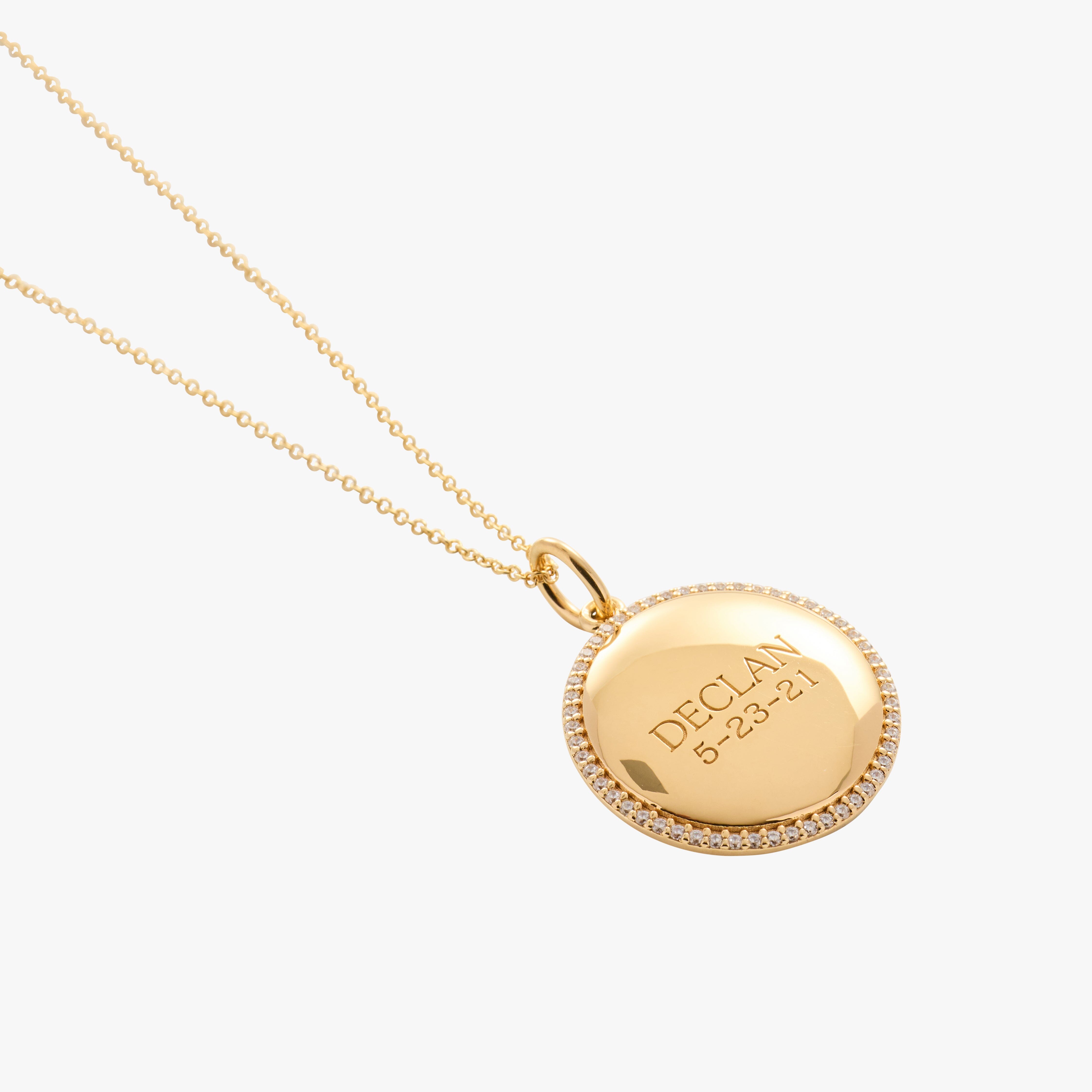 Pave Pendant Necklace